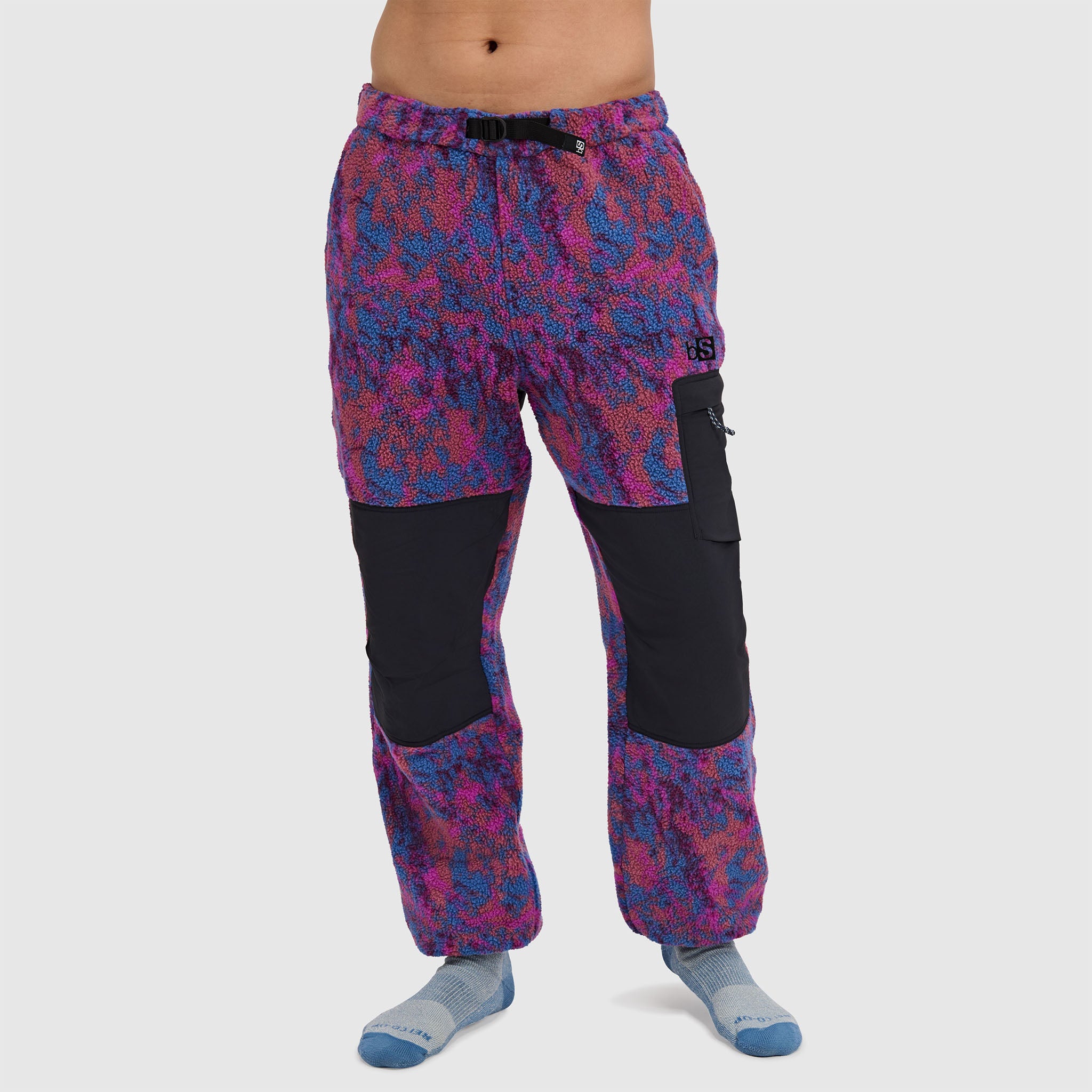 BlackStrap Mens Caldera Fleece Pant #color_pulse-currant