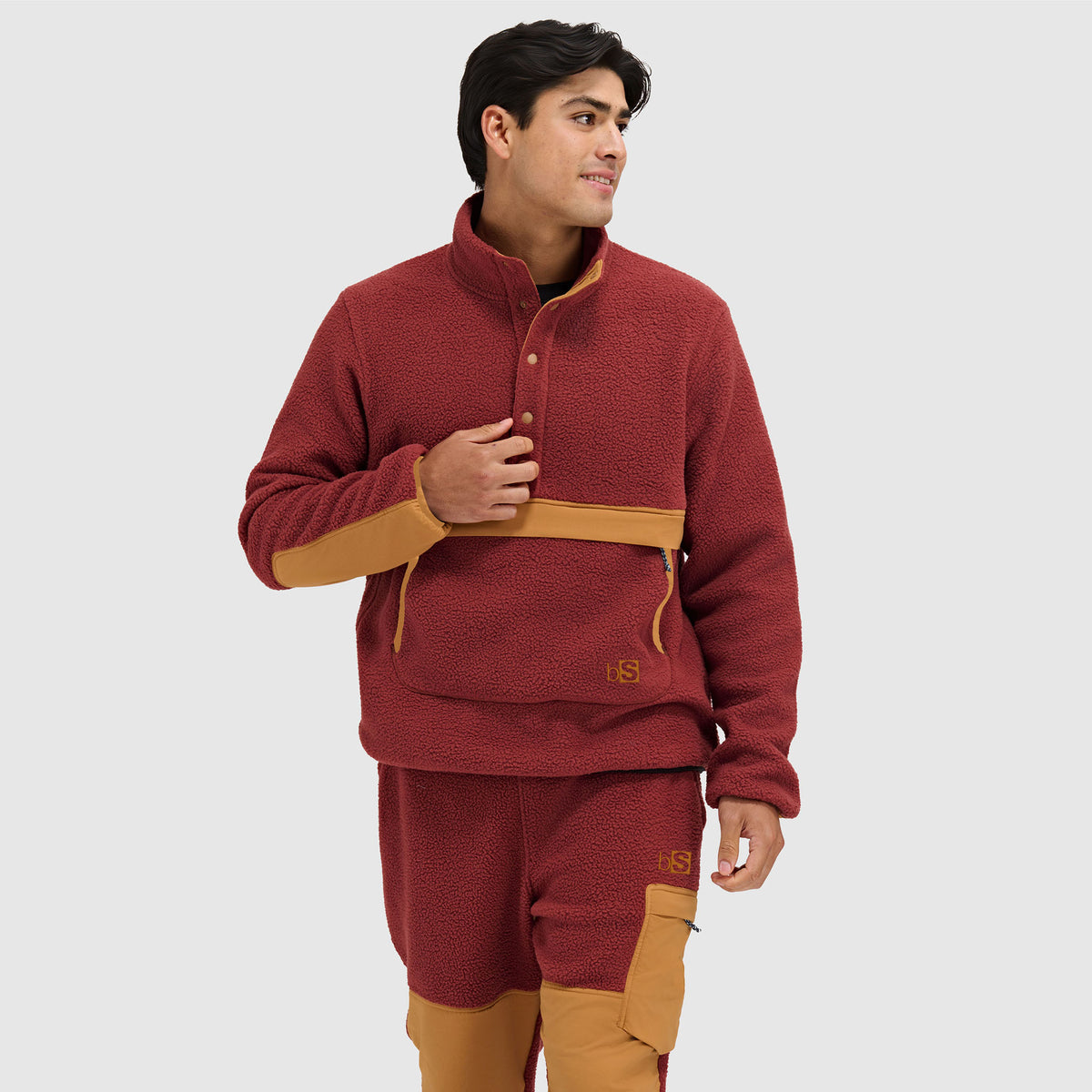 Caldera Sherpa Fleece Pullover 1 2 Snap