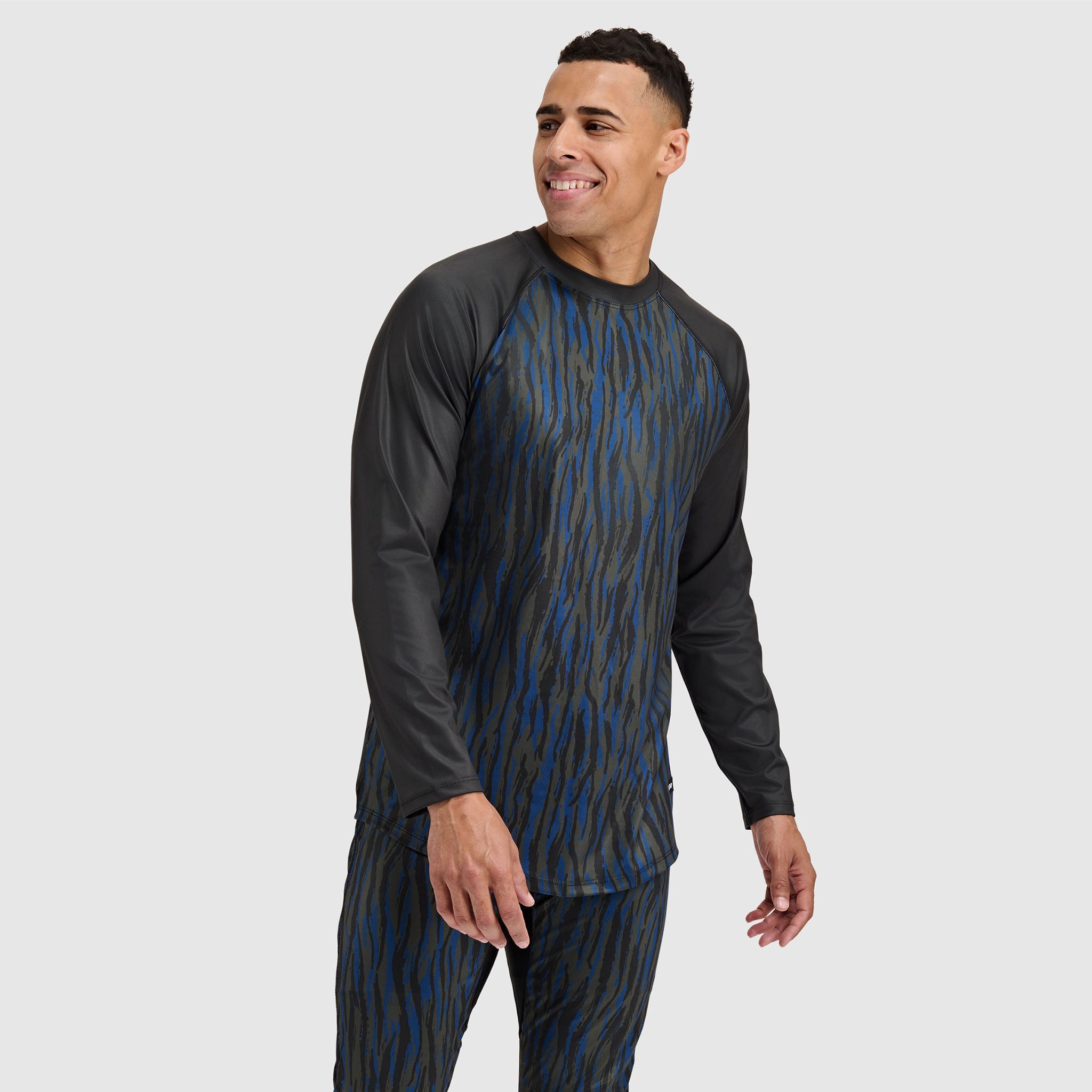 Men's Skyliner All-Season Base Layer Crewneck BlackStrap #color_pondy-deschutes