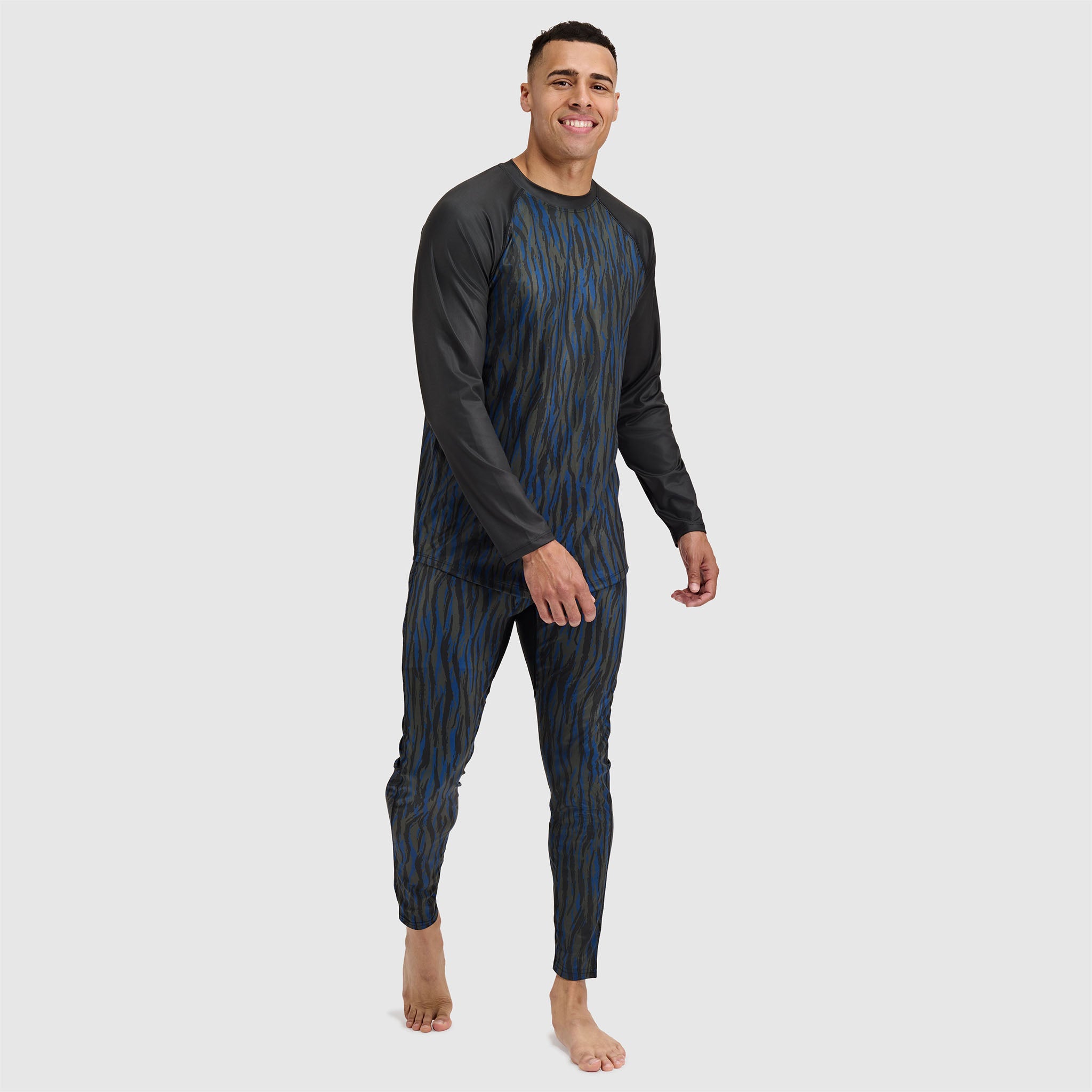 Men's Skyliner All-Season Base Layer Crewneck BlackStrap #color_pondy-deschutes