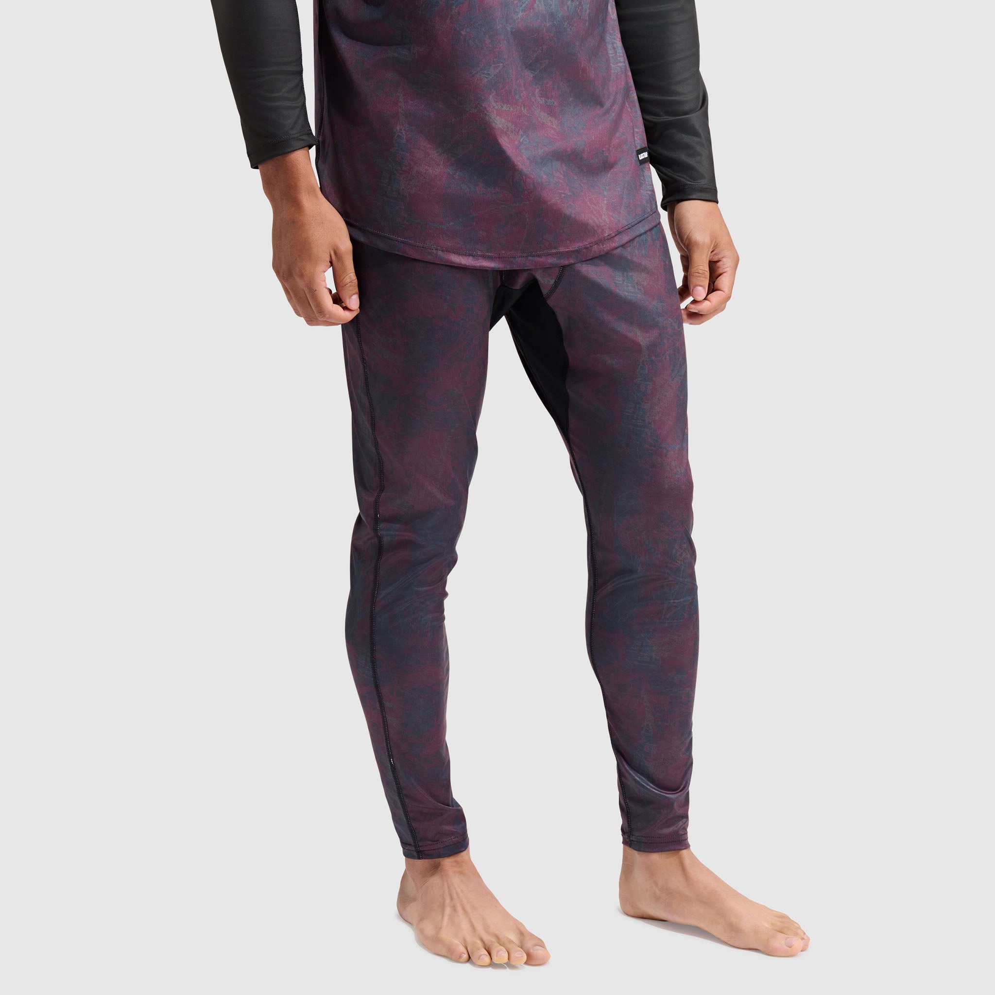 Men's Skyliner All-Season Base Layer Pants BlackStrap #color_pulse-cherry