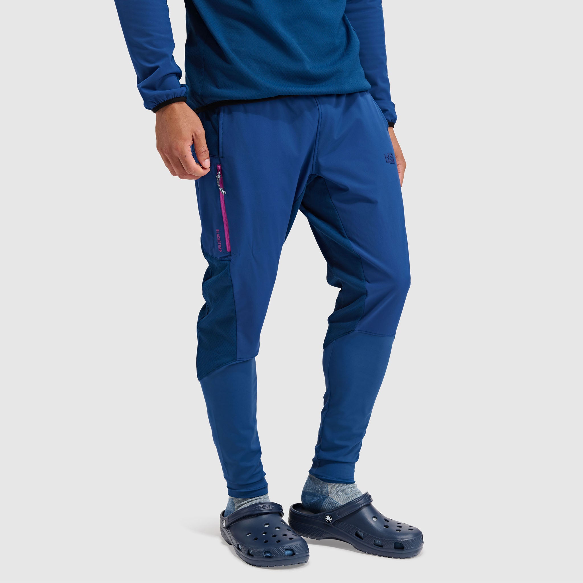 BlackStrap Mens Tribrid Grid Fleece Pant #color_deschutes