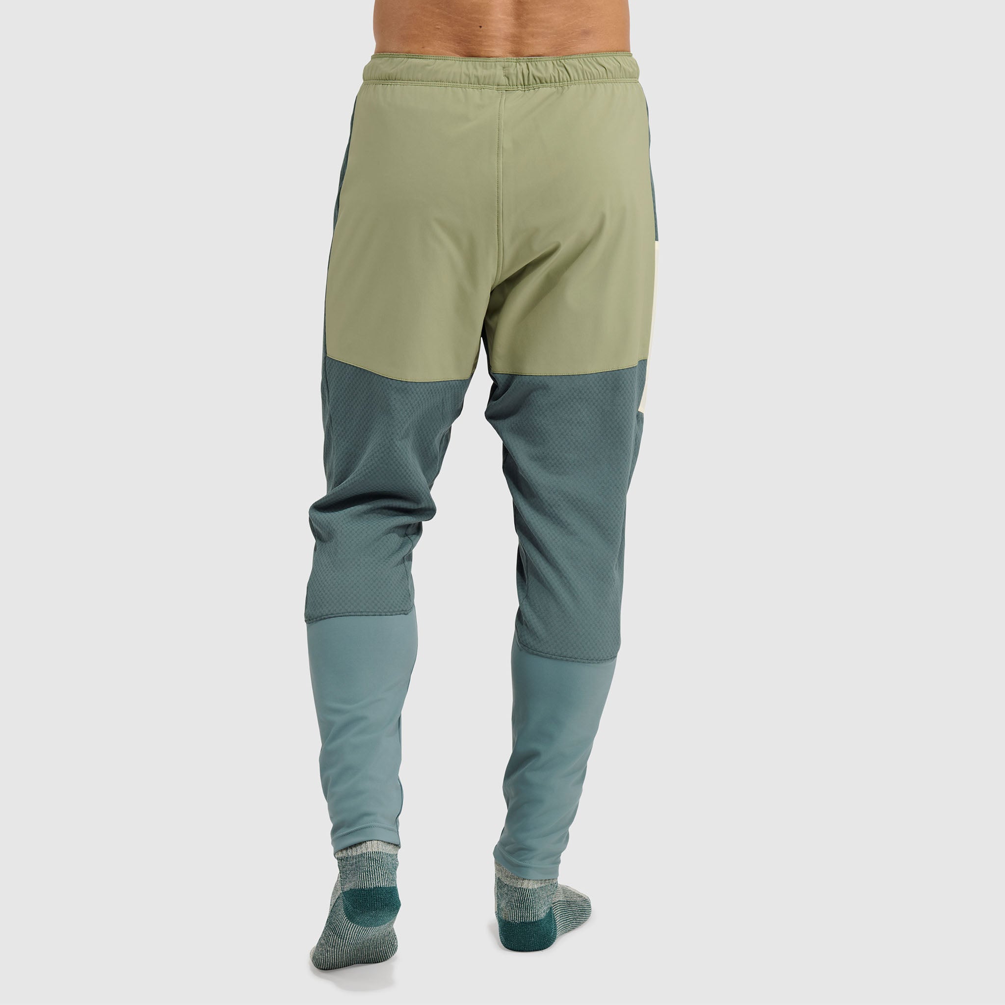BlackStrap Mens Tribrid Grid Fleece Pant #color_sagebrush