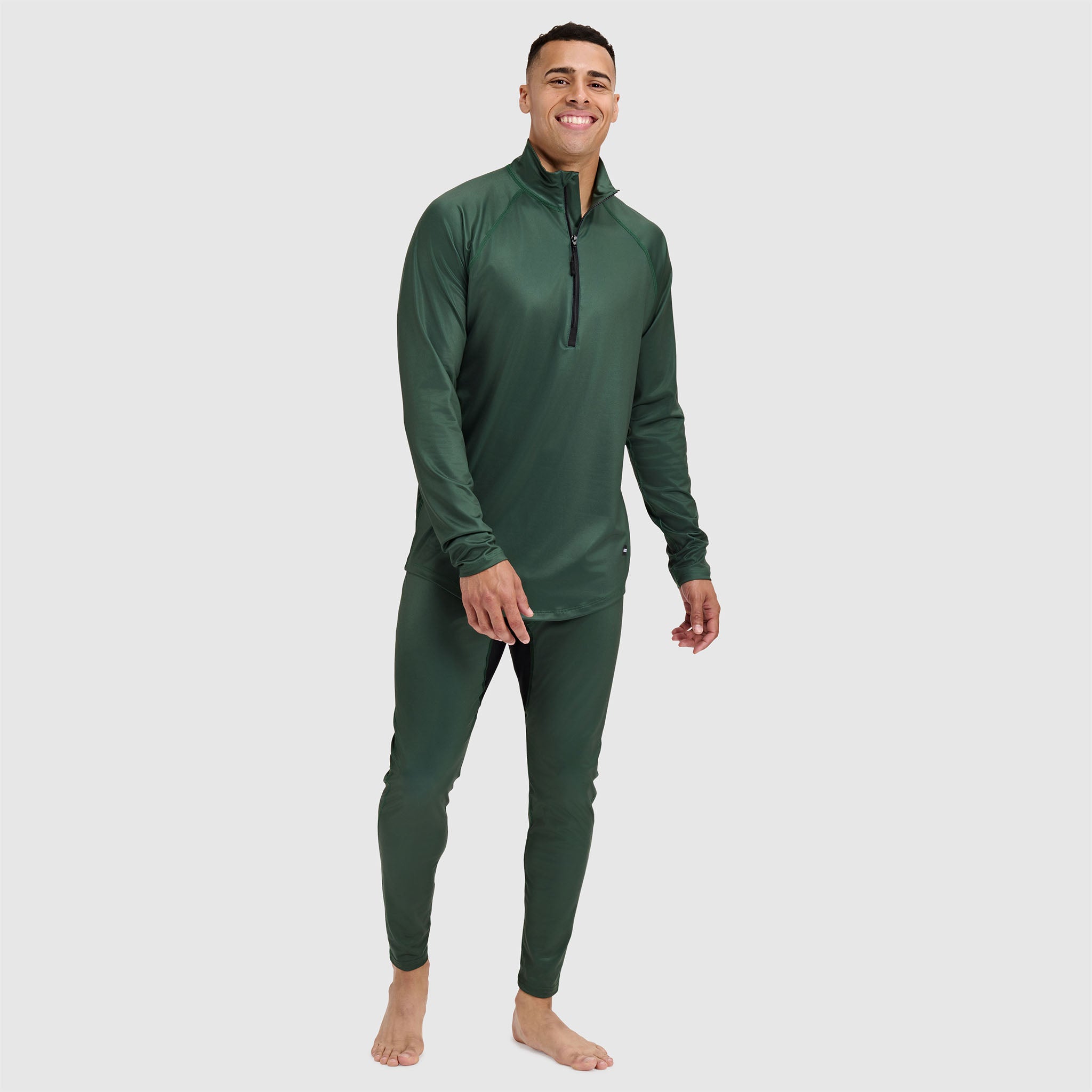 BlackStrap Mens Vista Quater Zip Pullover #color_obsidian