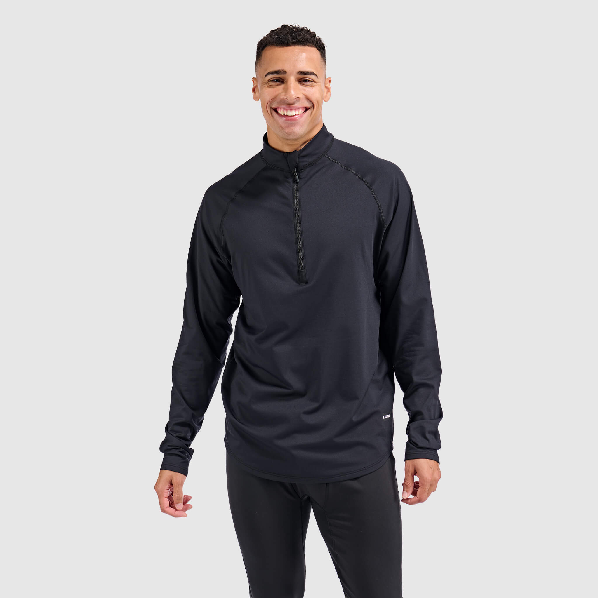 メンズウェア OBSIDIAN SWEAT HALF ZIP PULLOVER Men's Vista Base Layer Top | 1/4 Zip | BlackStrap®