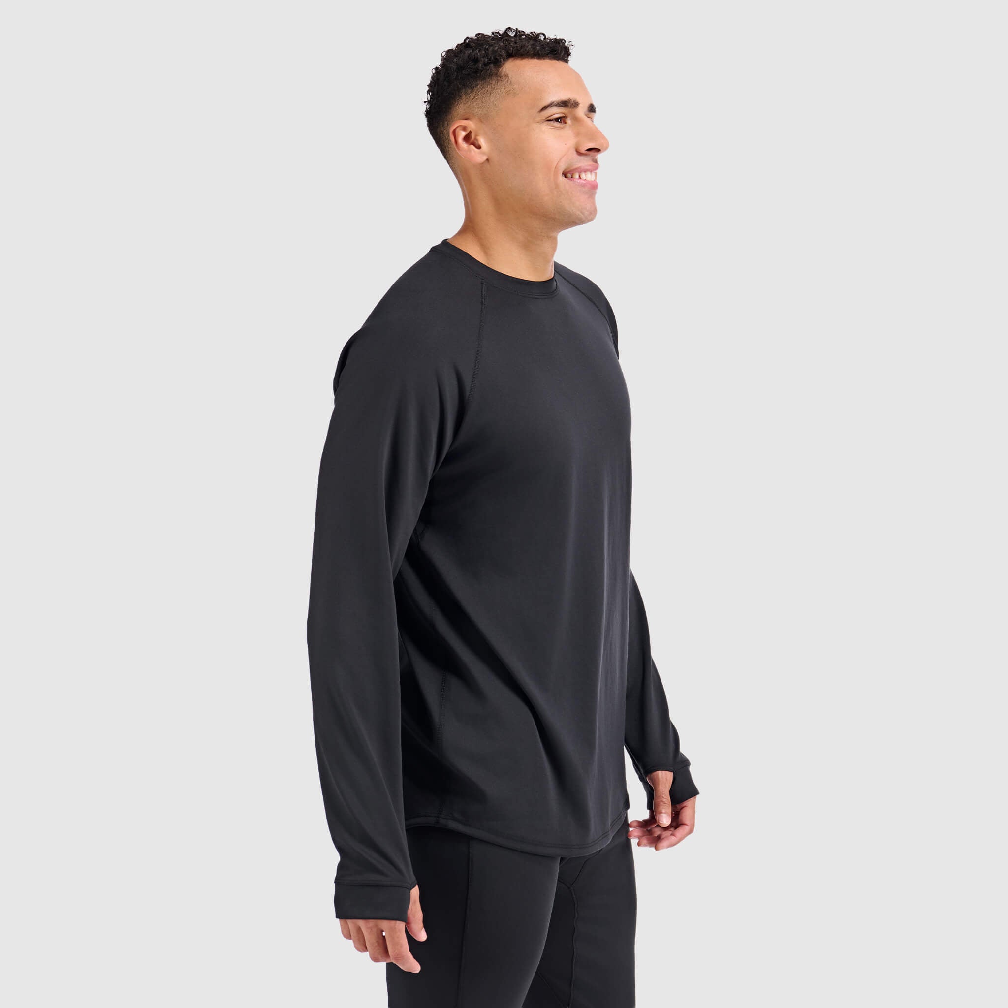 BlackStrap Men's Vista Baselayer Crewneck Long Sleeve #color_black