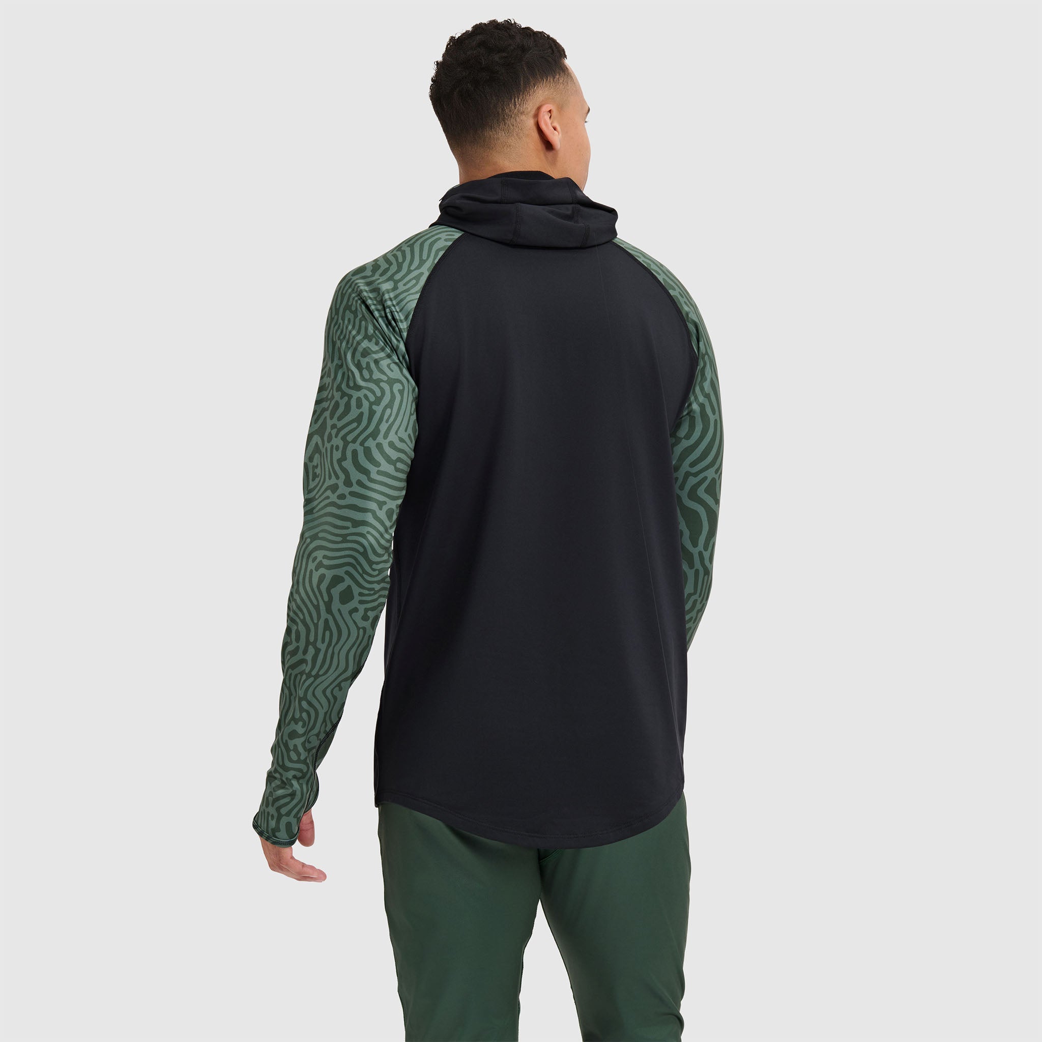 BlackStrap Men's Vista Baselayer Hoodie #color_inprint-obsidian