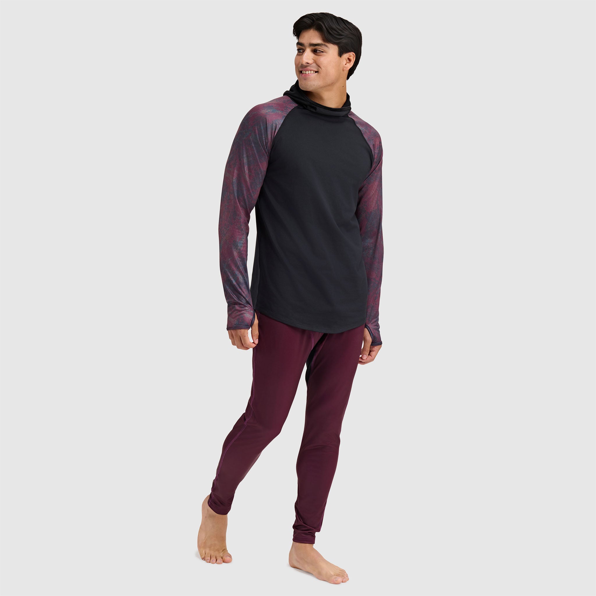 BlackStrap Men's Vista Baselayer Hoodie #color_pulse-cherry