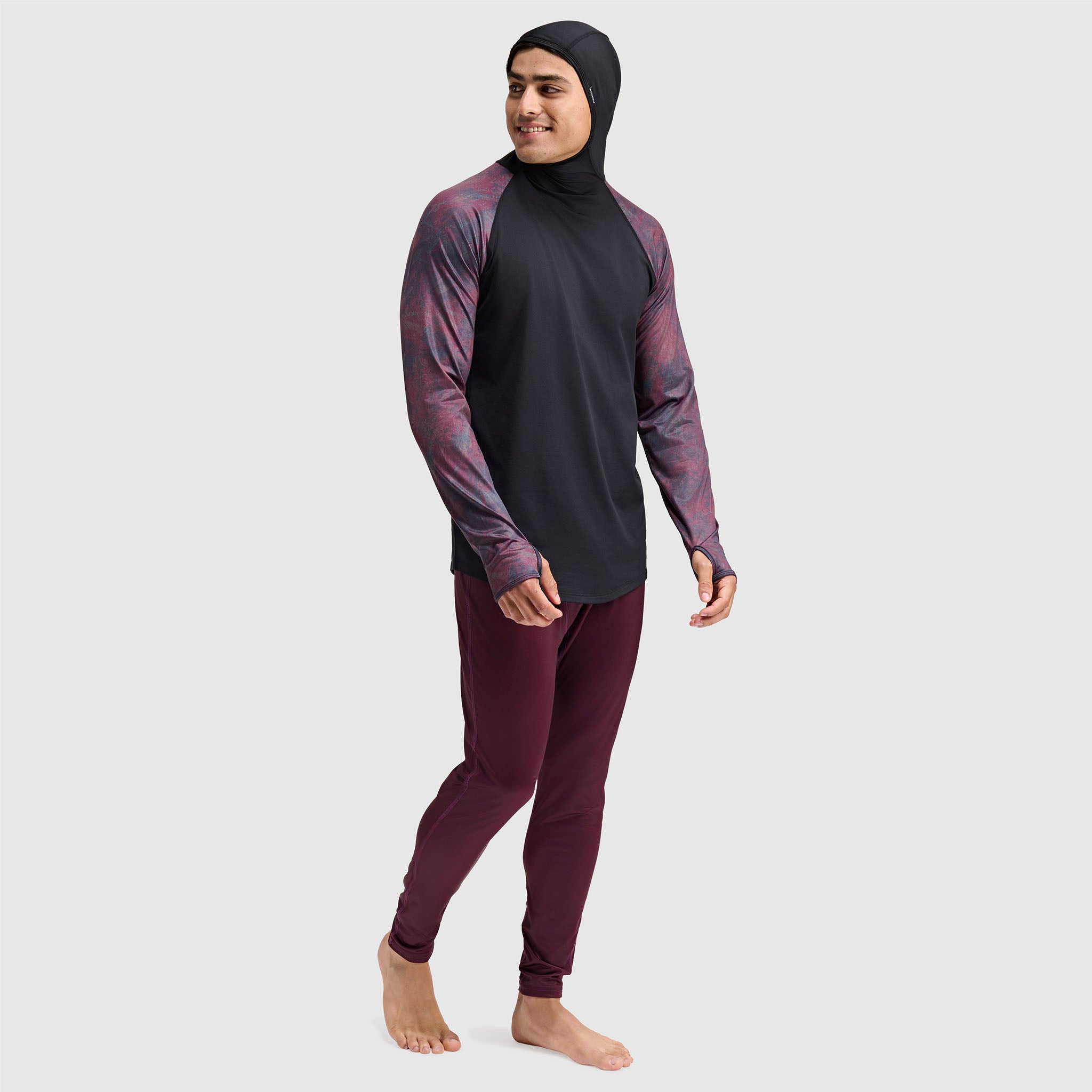 BlackStrap Men's Vista Baselayer Hoodie #color_pulse-cherry