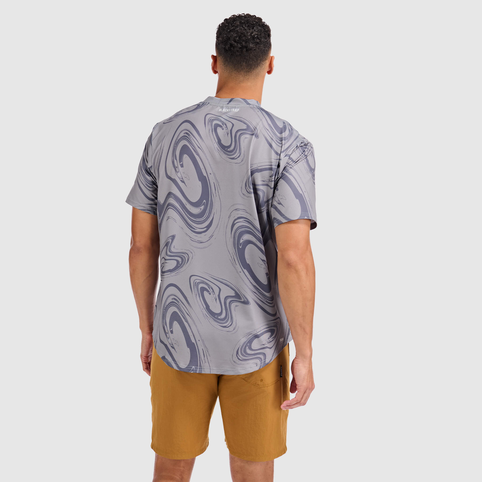 Men's Voyage Tee Shirt BlackStrap #color_hyper smoldered