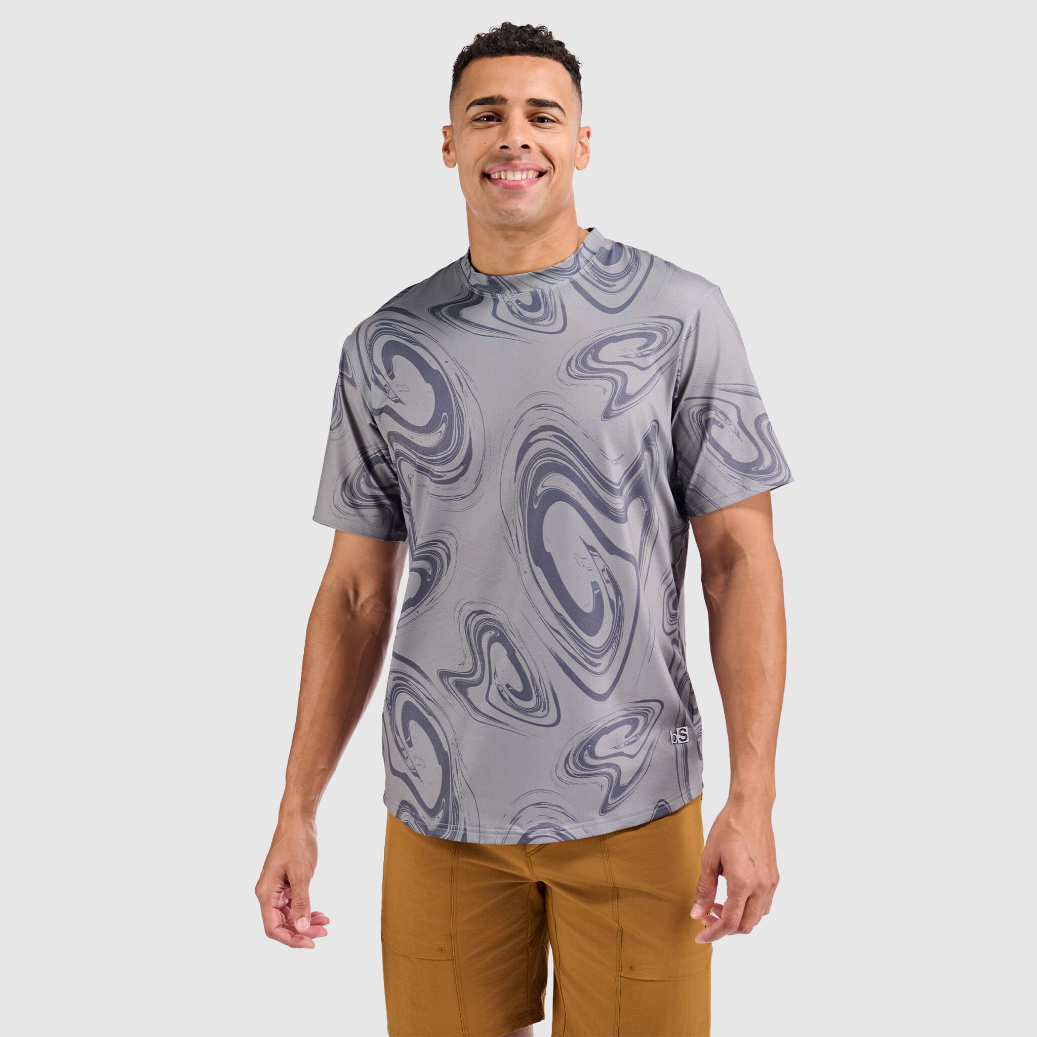 Men's Voyage Tee Shirt BlackStrap #color_hyper smoldered