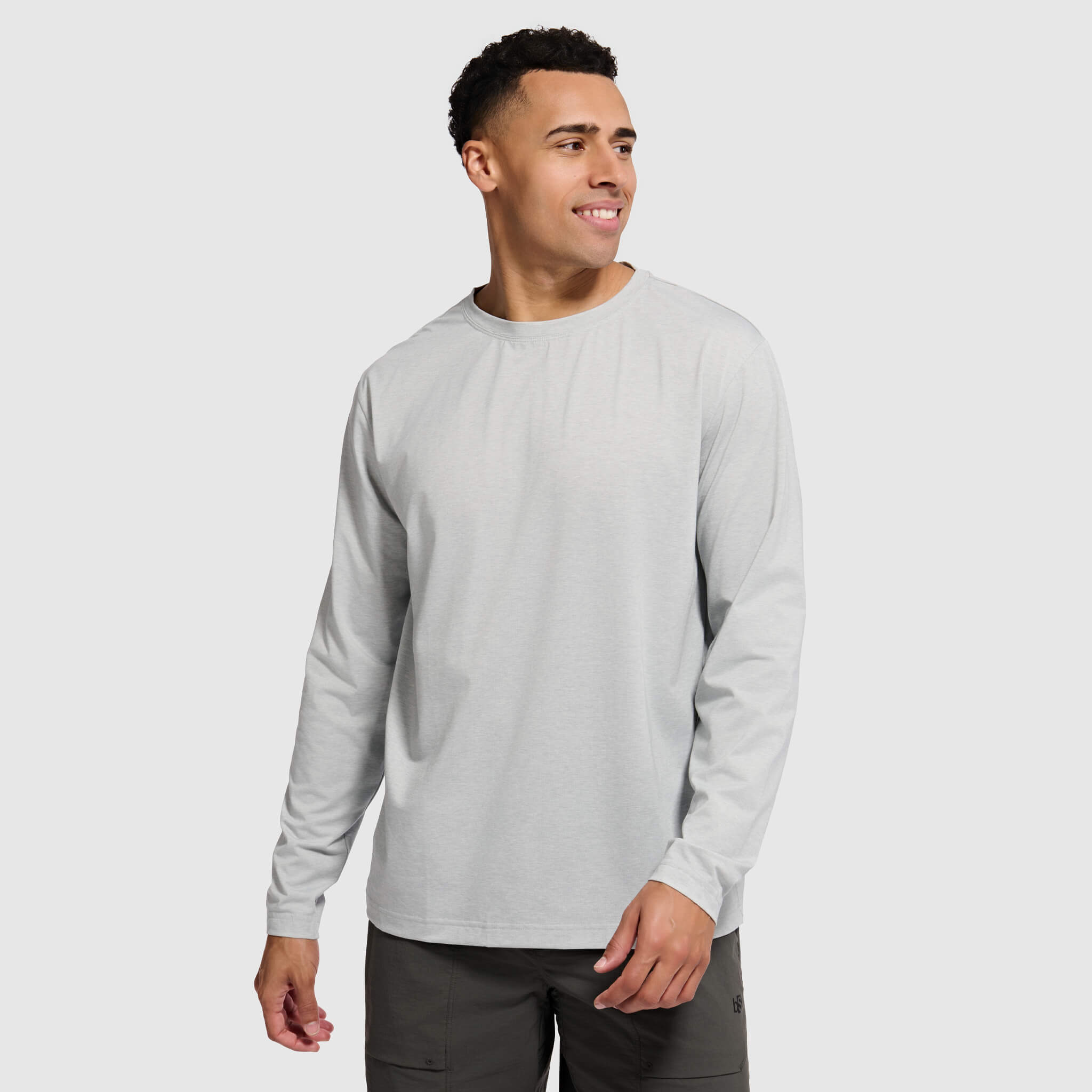 Men's BlackStrap Aspect Crewneck Long Sleeve #color_ash