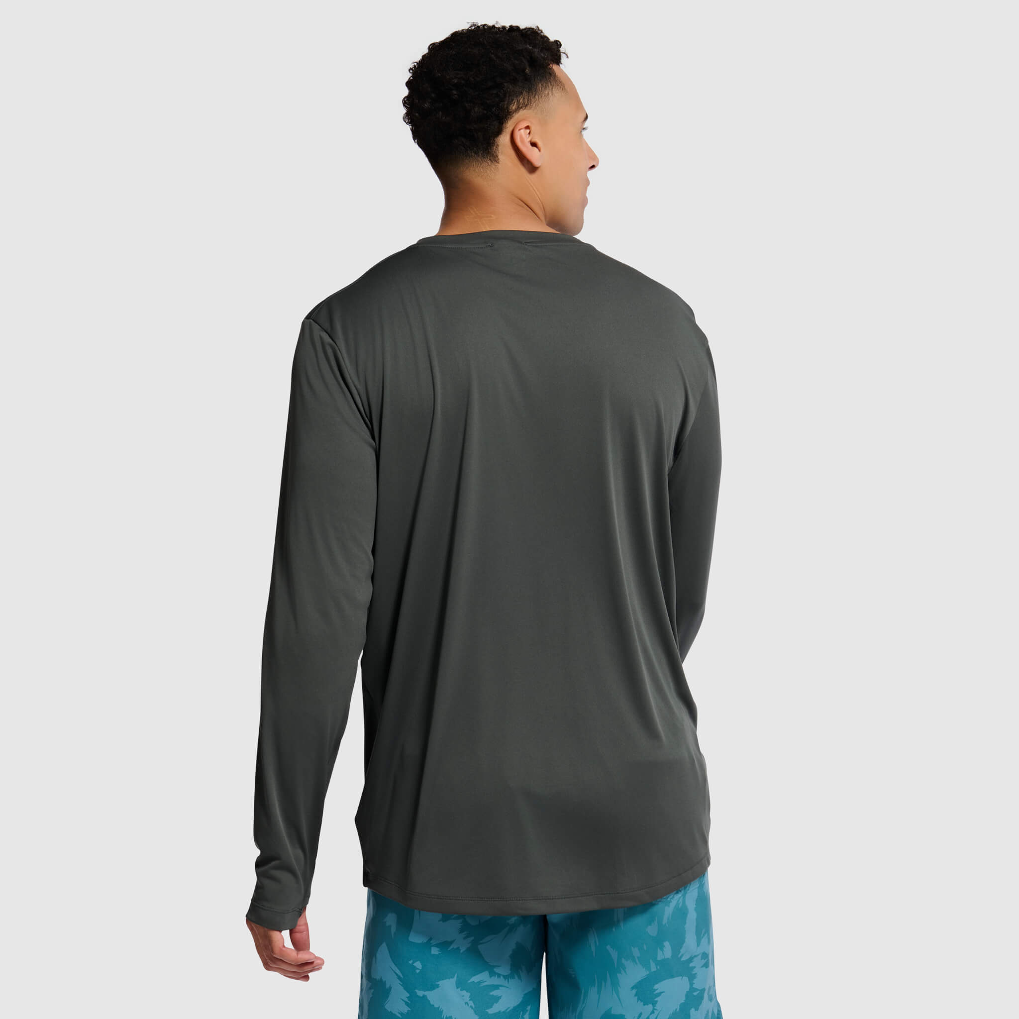Men's Brackish Crewneck Long Sleeve BlackStrap #color_smoldered