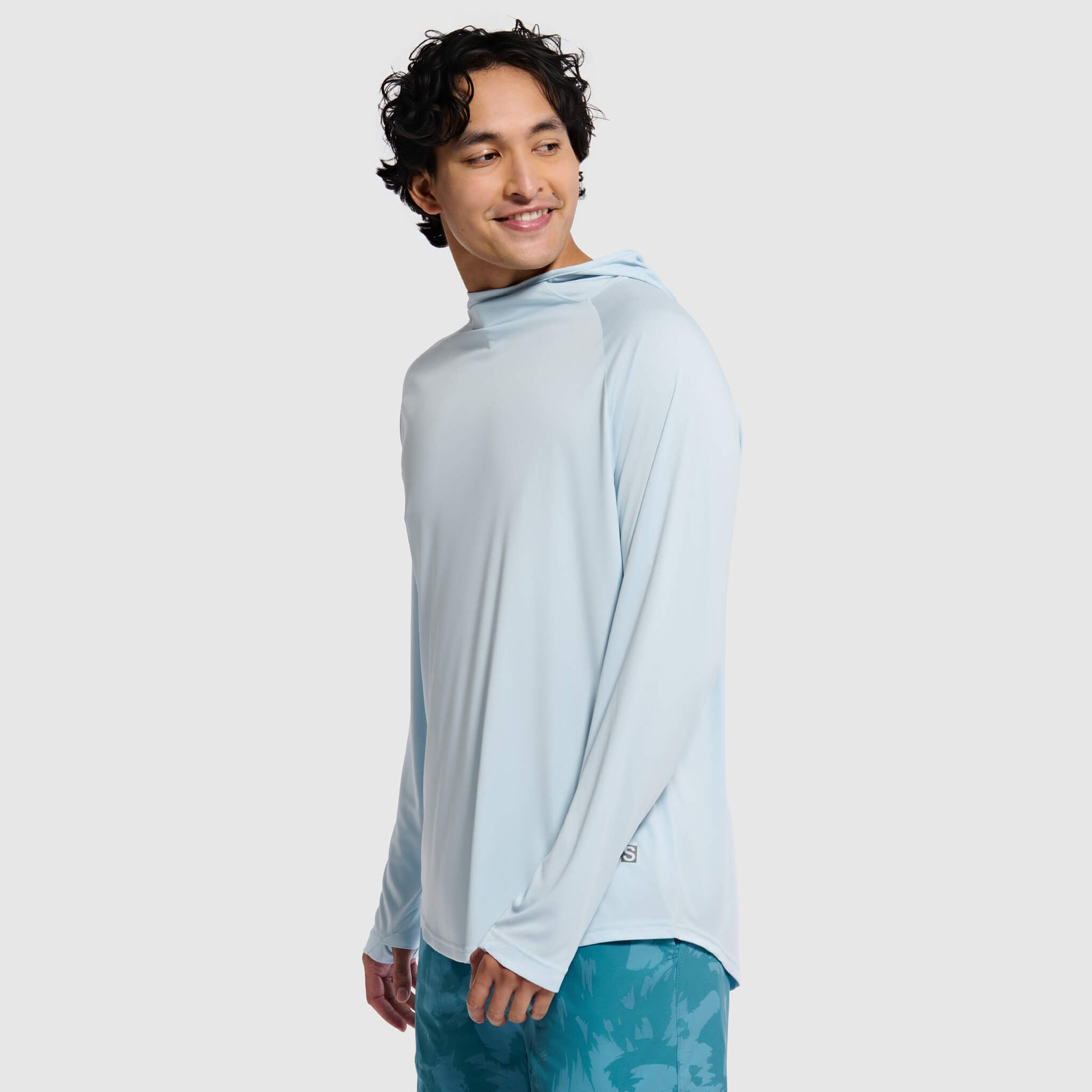 Men's Brackish Hoodie BlackStrap #color_stratus