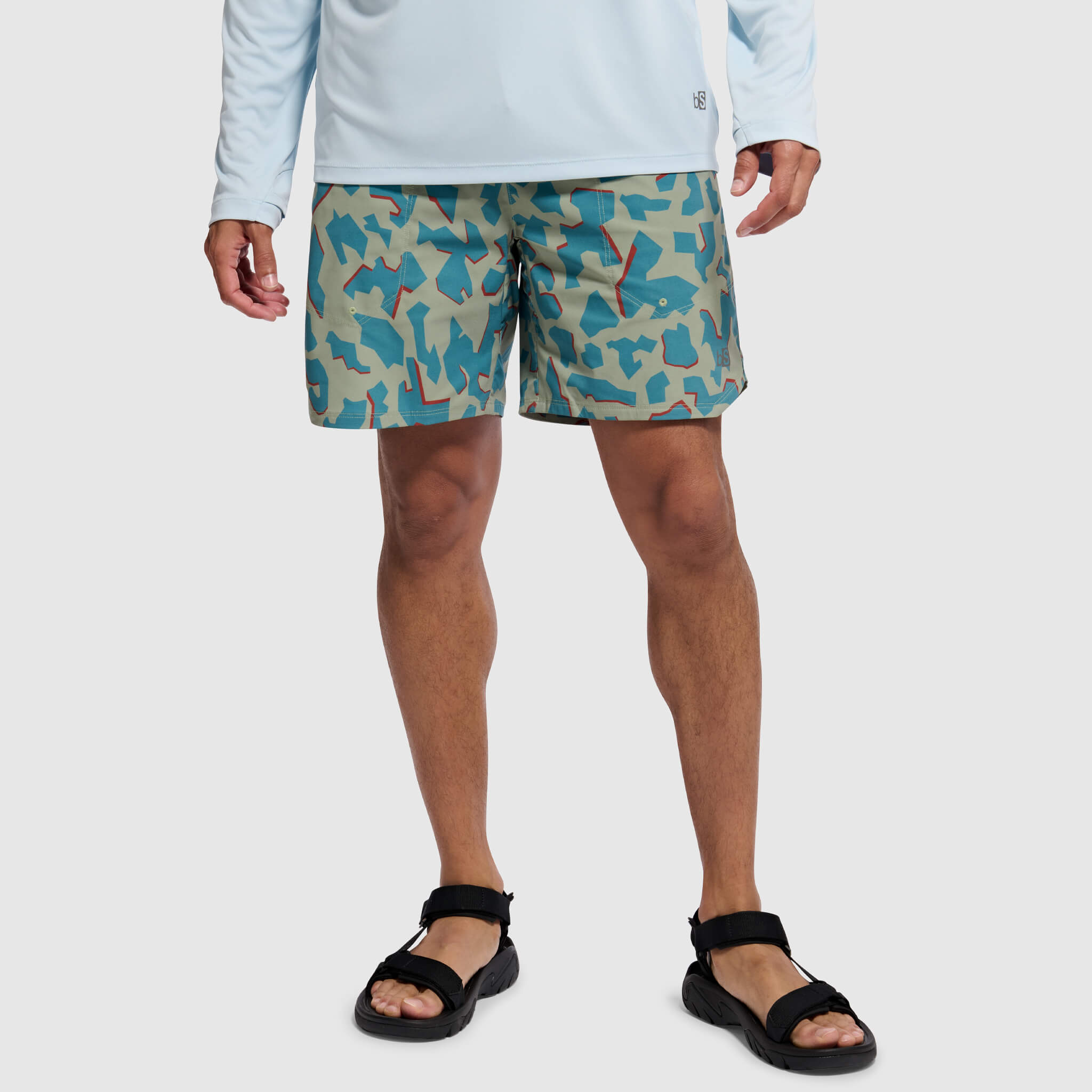 BlackStrap Men's Evap Short #color_dimentical sagebrush