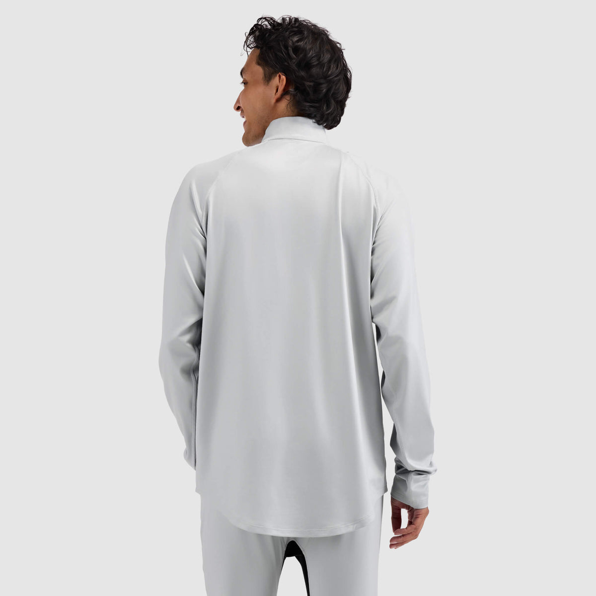 BlackStrap Mens Vista Quarter Zip Pullover #color_ash