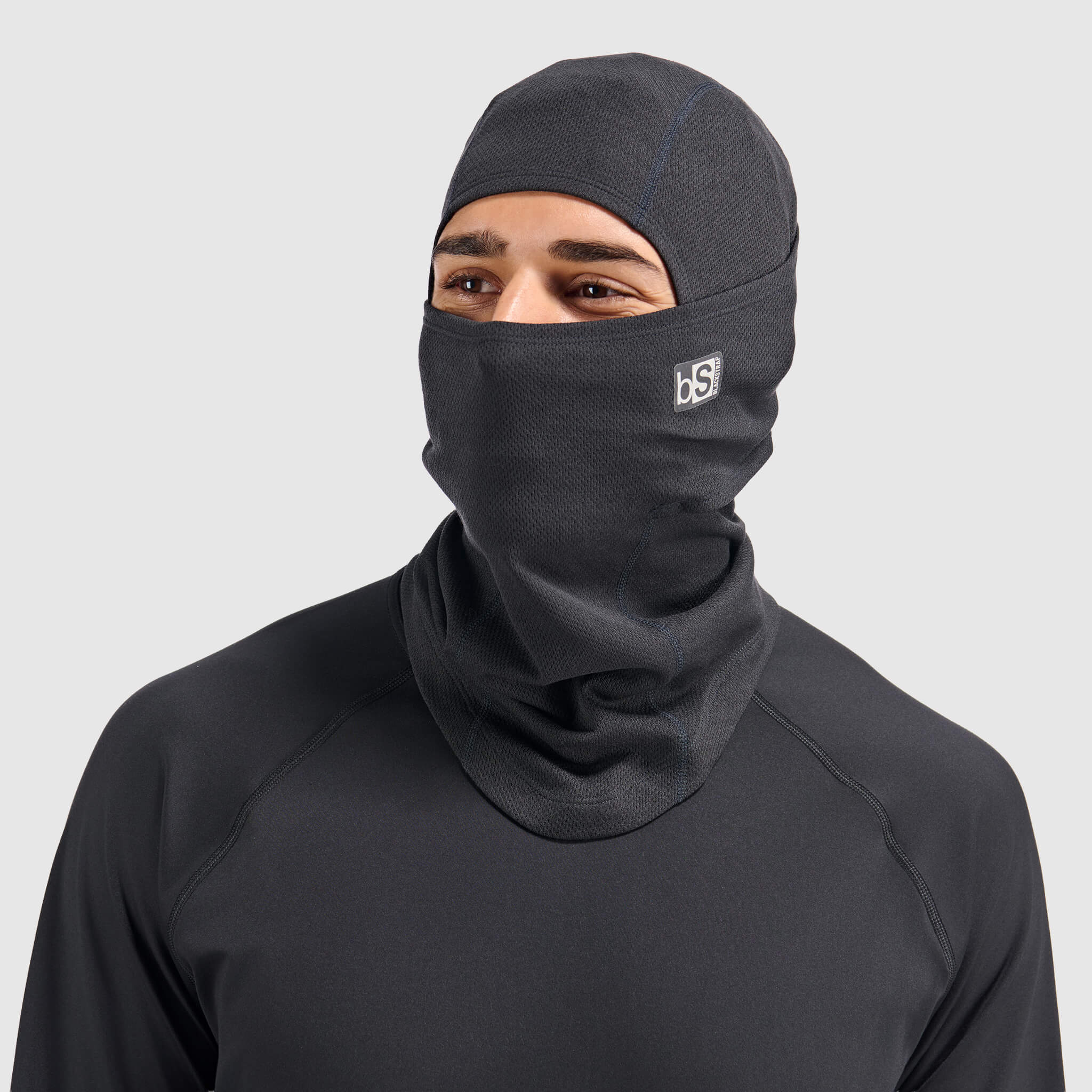 BlackStrap Merino Hood Balaclava #color_black
