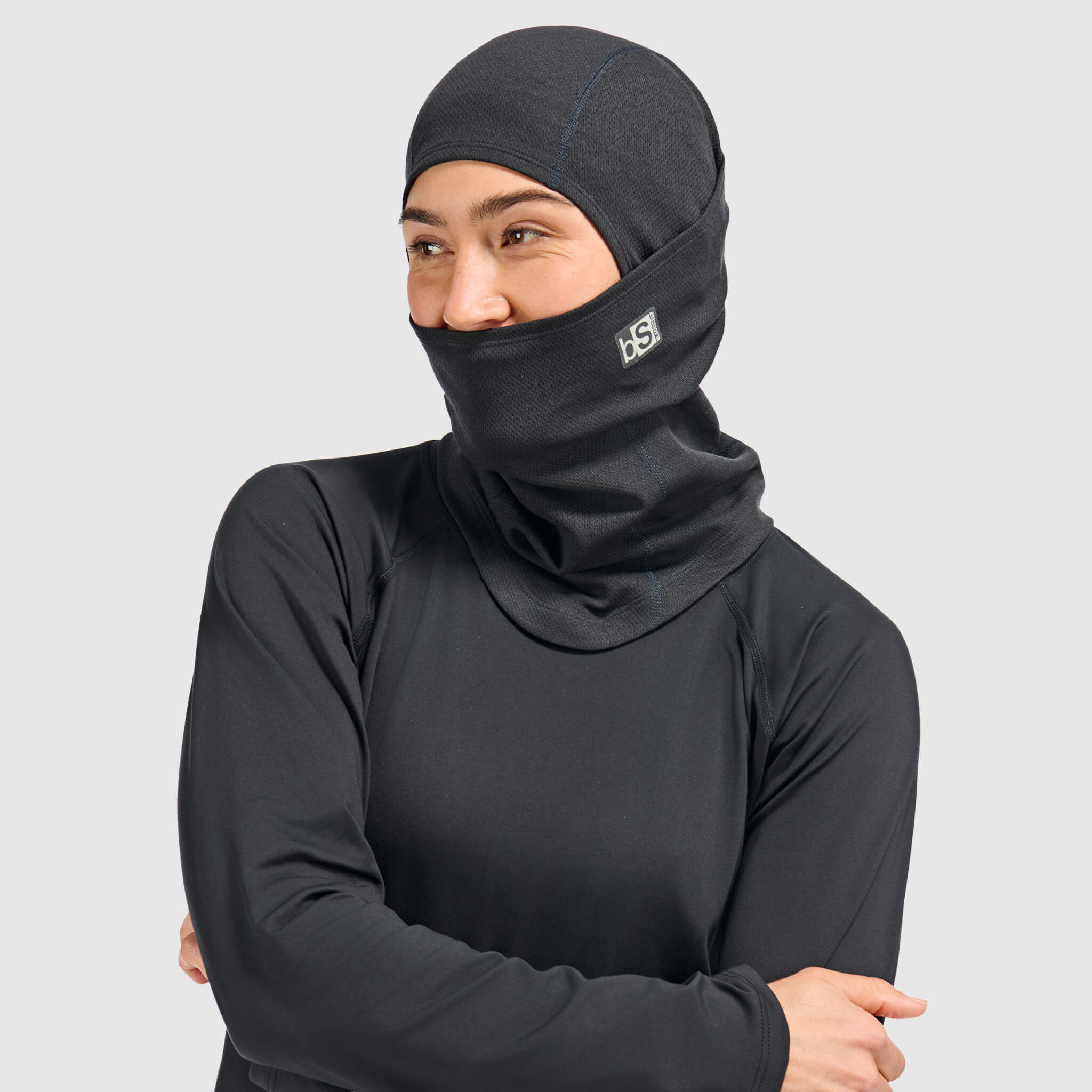 BlackStrap Merino Hood Balaclava #color_black