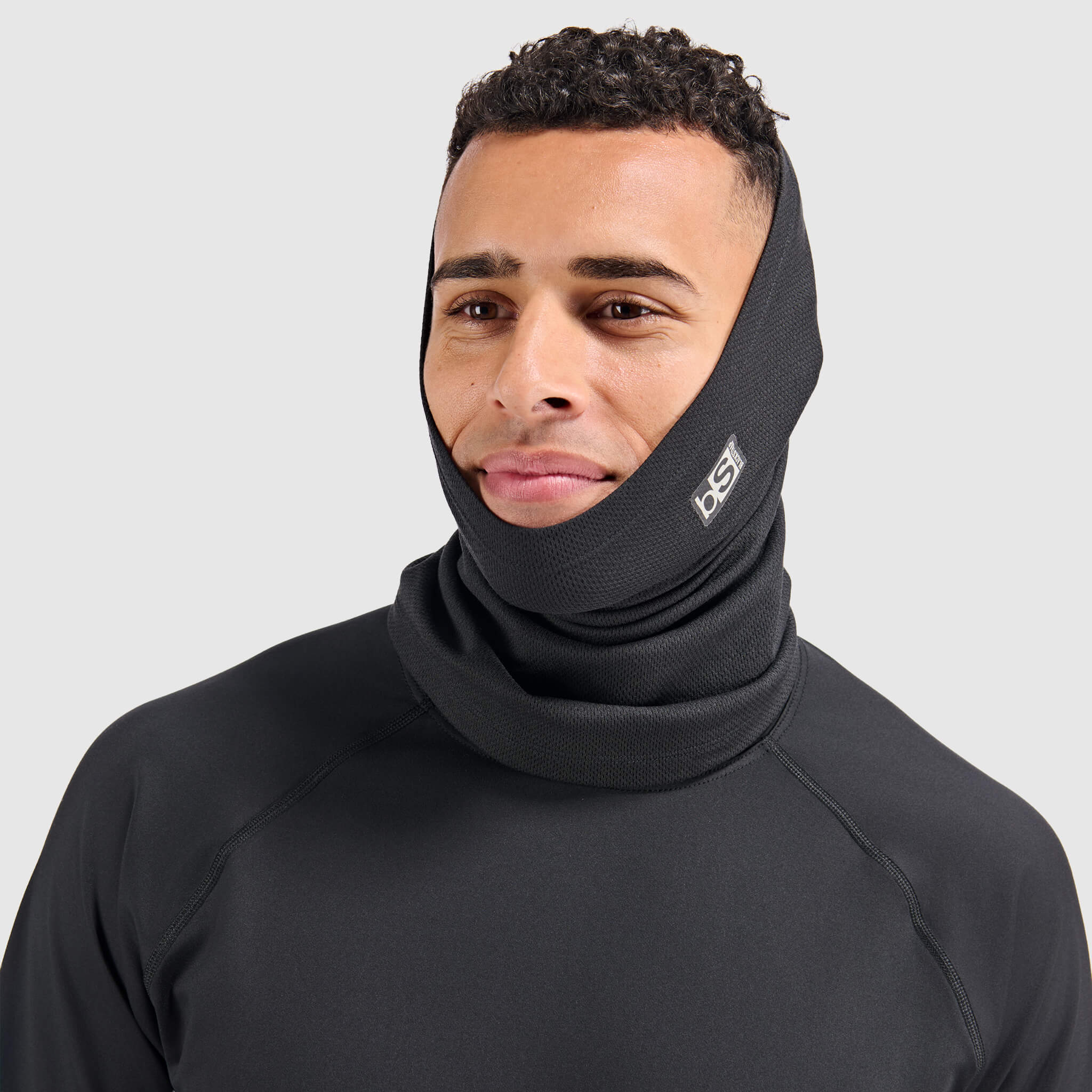 BlackStrap Merino Tube Neck Gaiter #color_black
