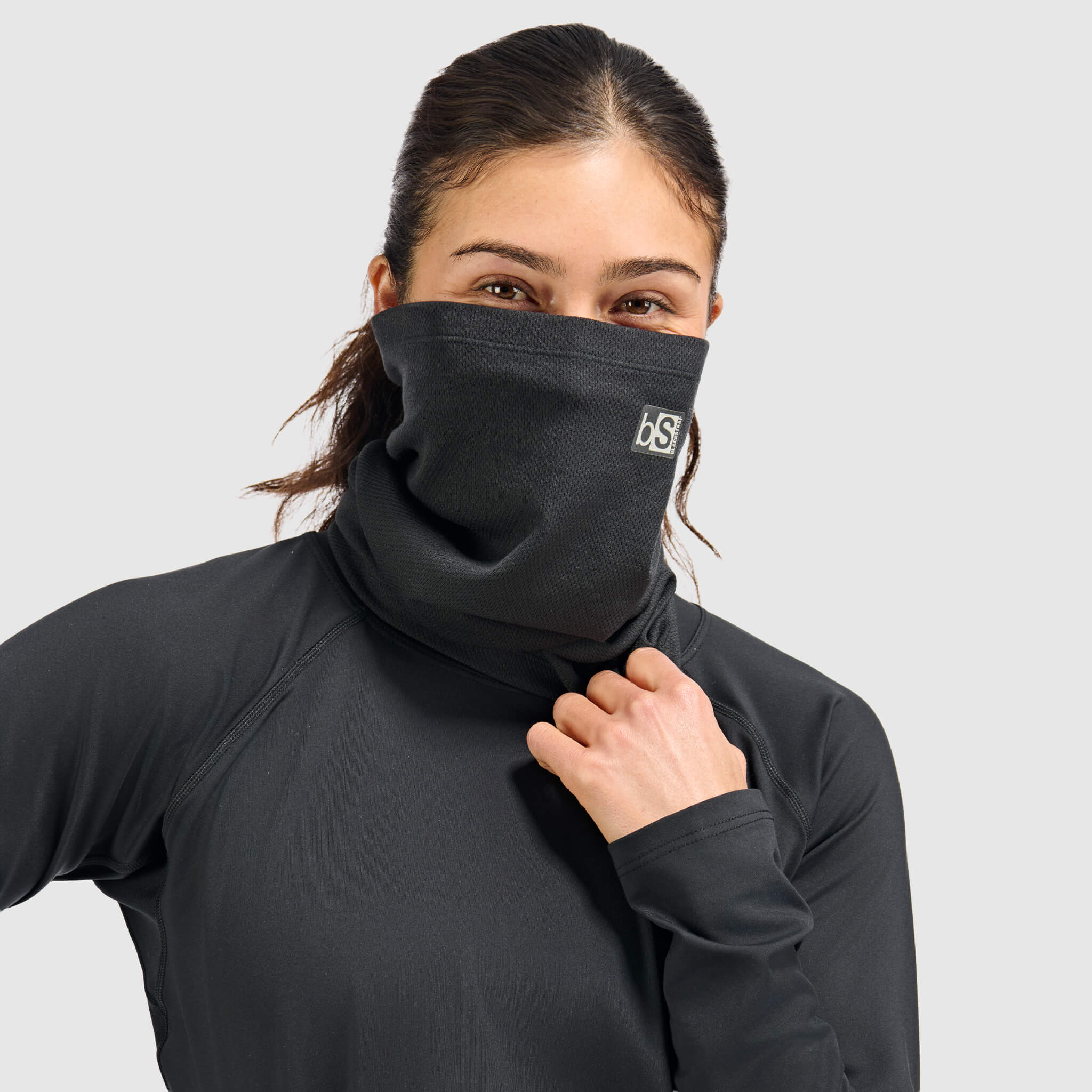 BlackStrap Merino Tube Neck Gaiter #color_black