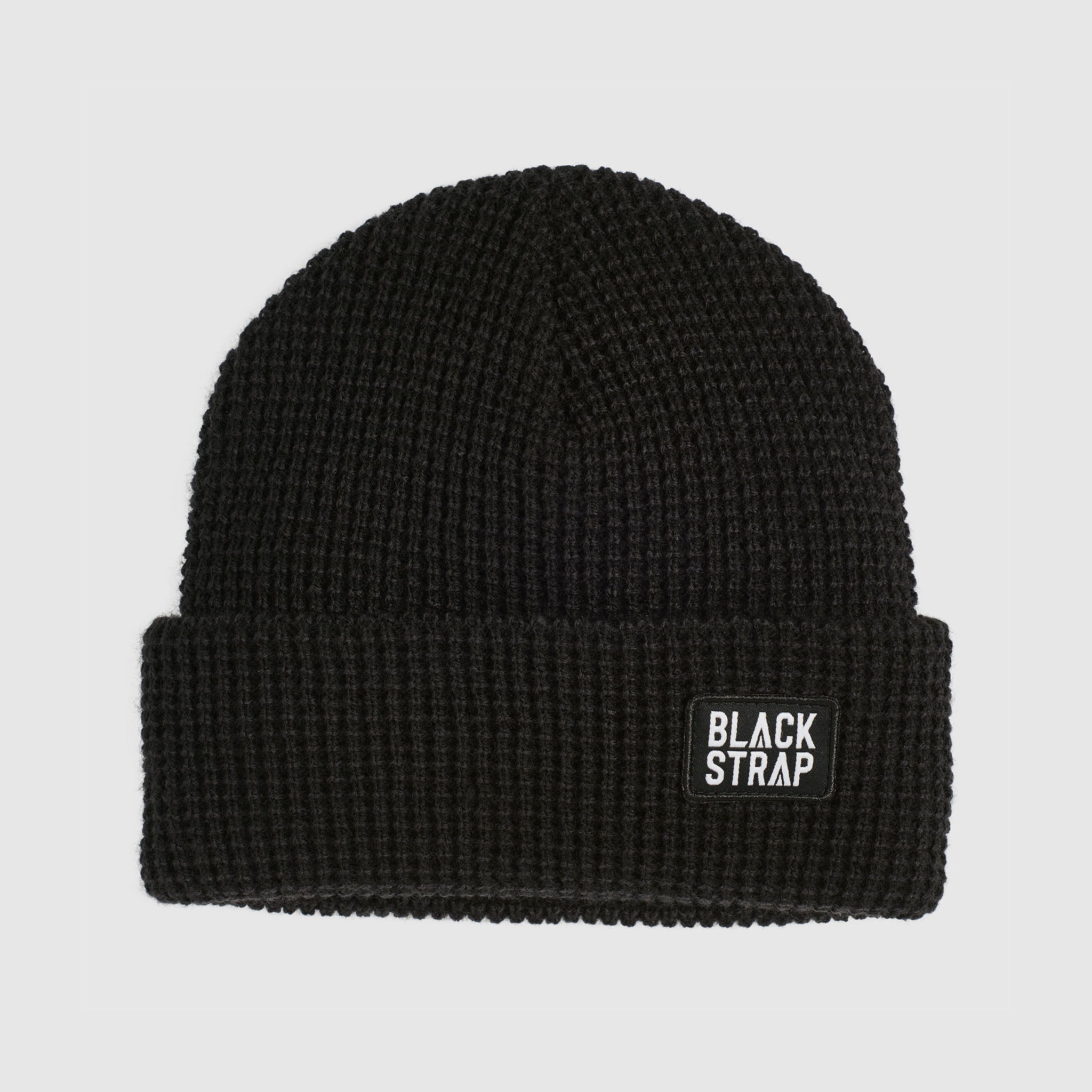BlackStrap Waffle Beanie #color_black