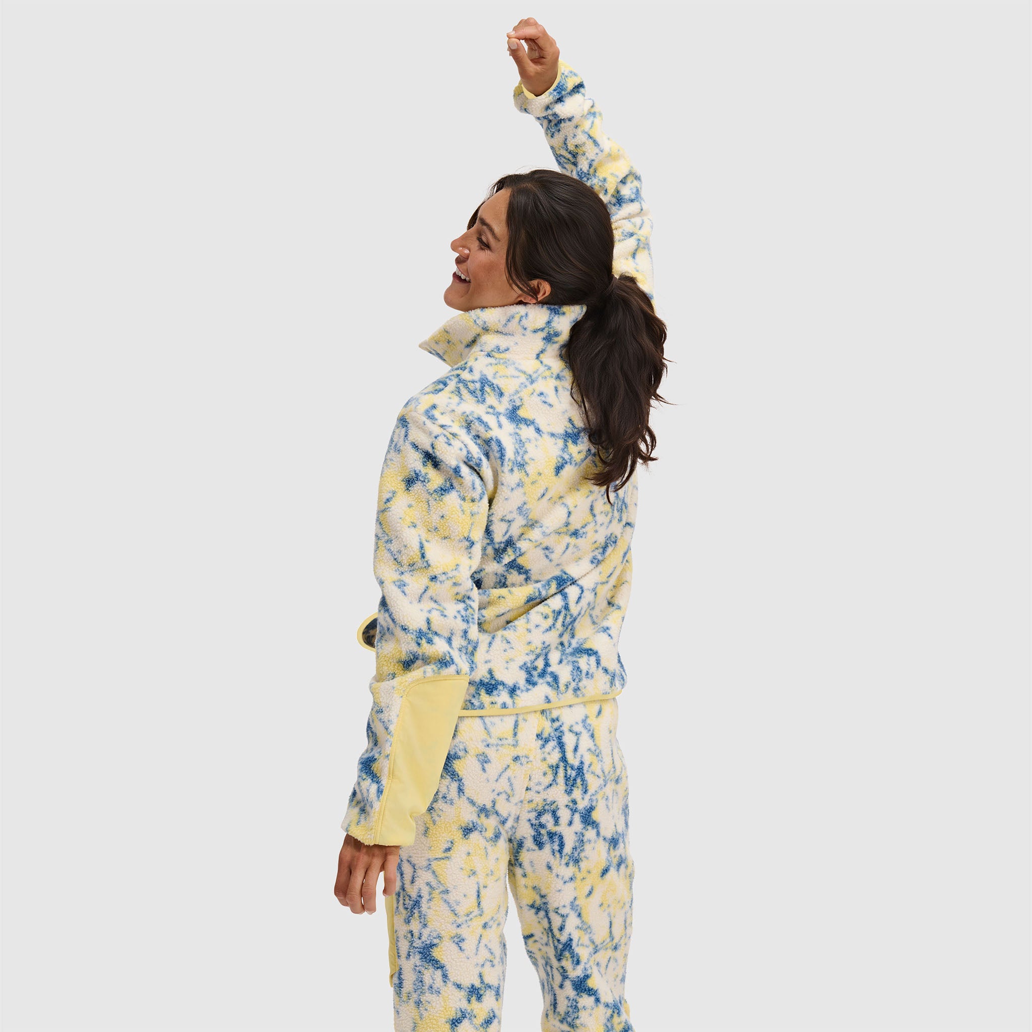 BlackStrap Women's Caldera Sherpa Fleece Half Snap Pullover #color_pulse-orion