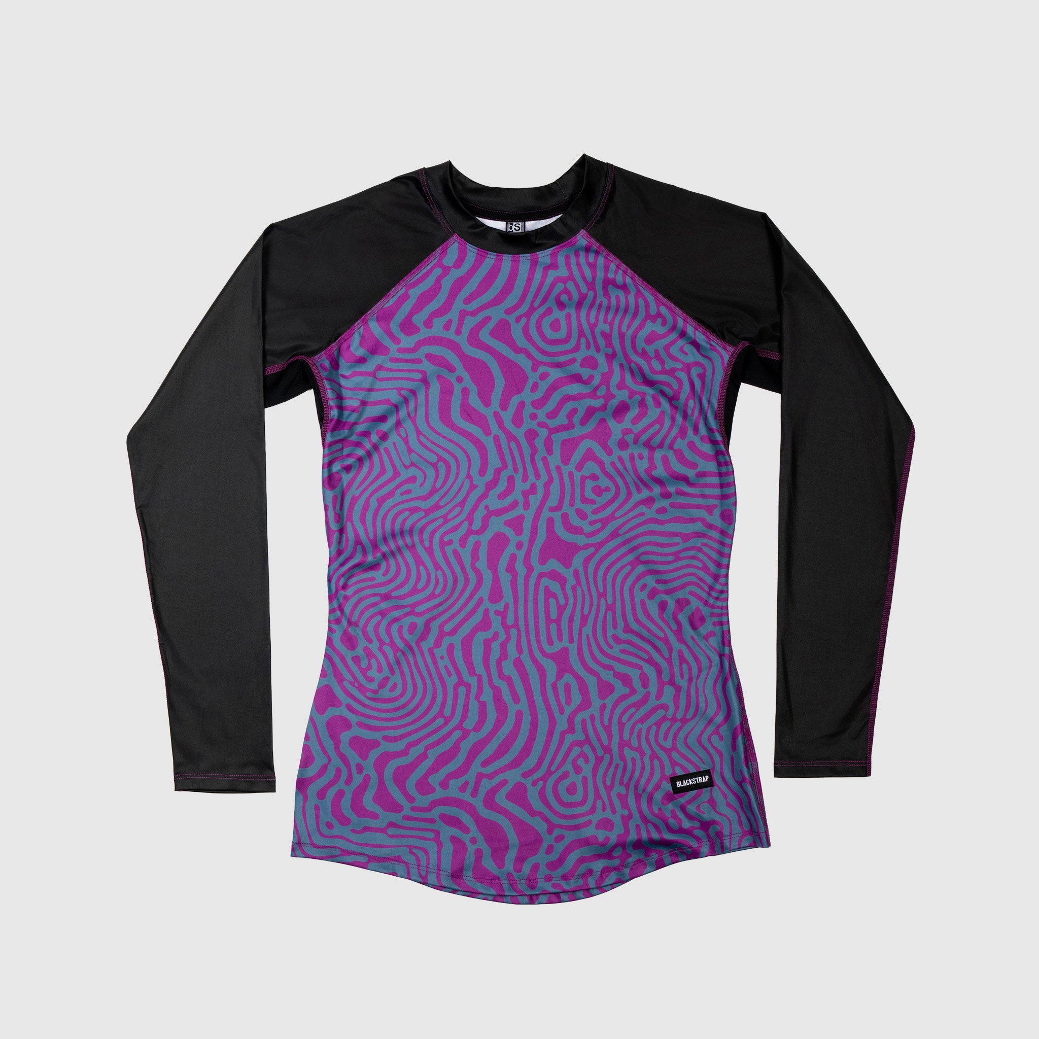 BlackStrap Women's Skyliner Baselayer Crewneck Long Sleeve #color_inprint currant