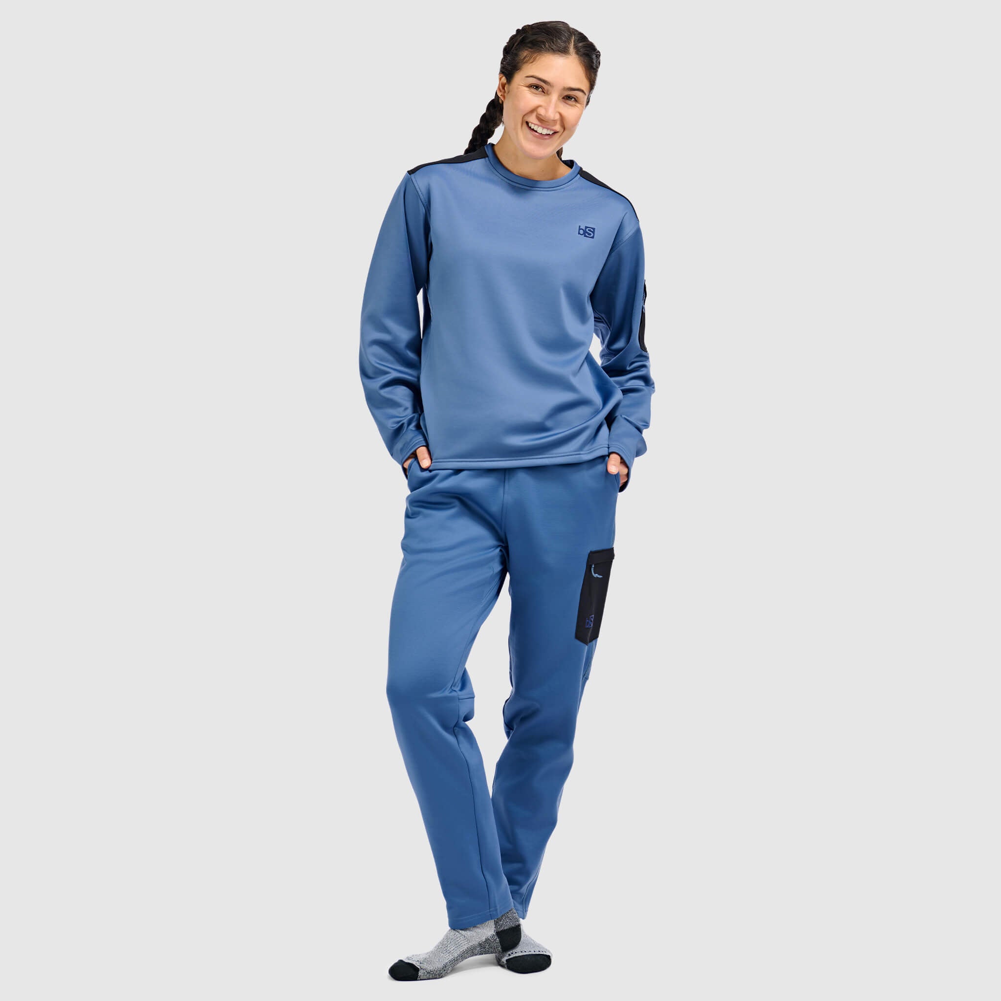 BlackStrap Womens Spectrum Fleece Pant #color_moonlight