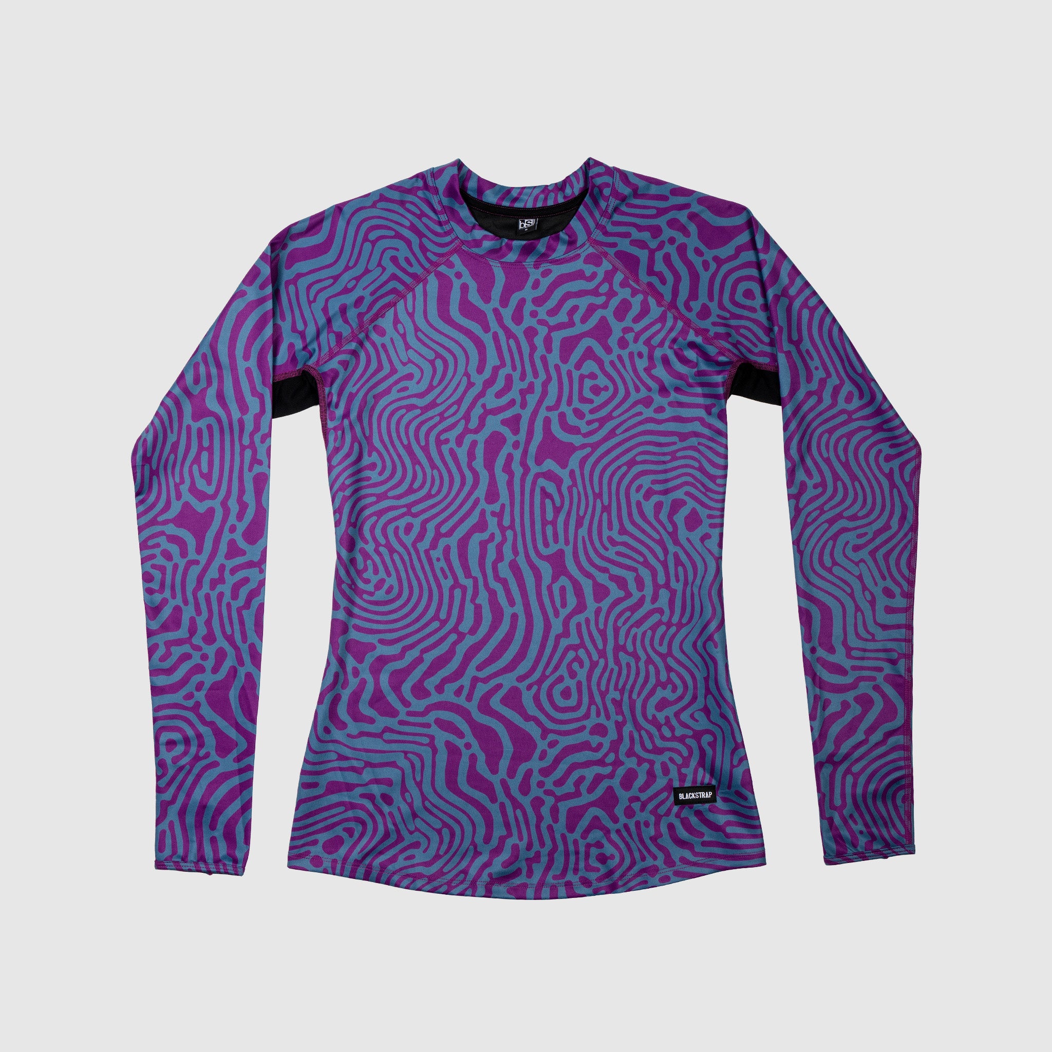 BlackStrap Women's Summit Baselayer Crewneck Long Sleeve #color_inprint currant