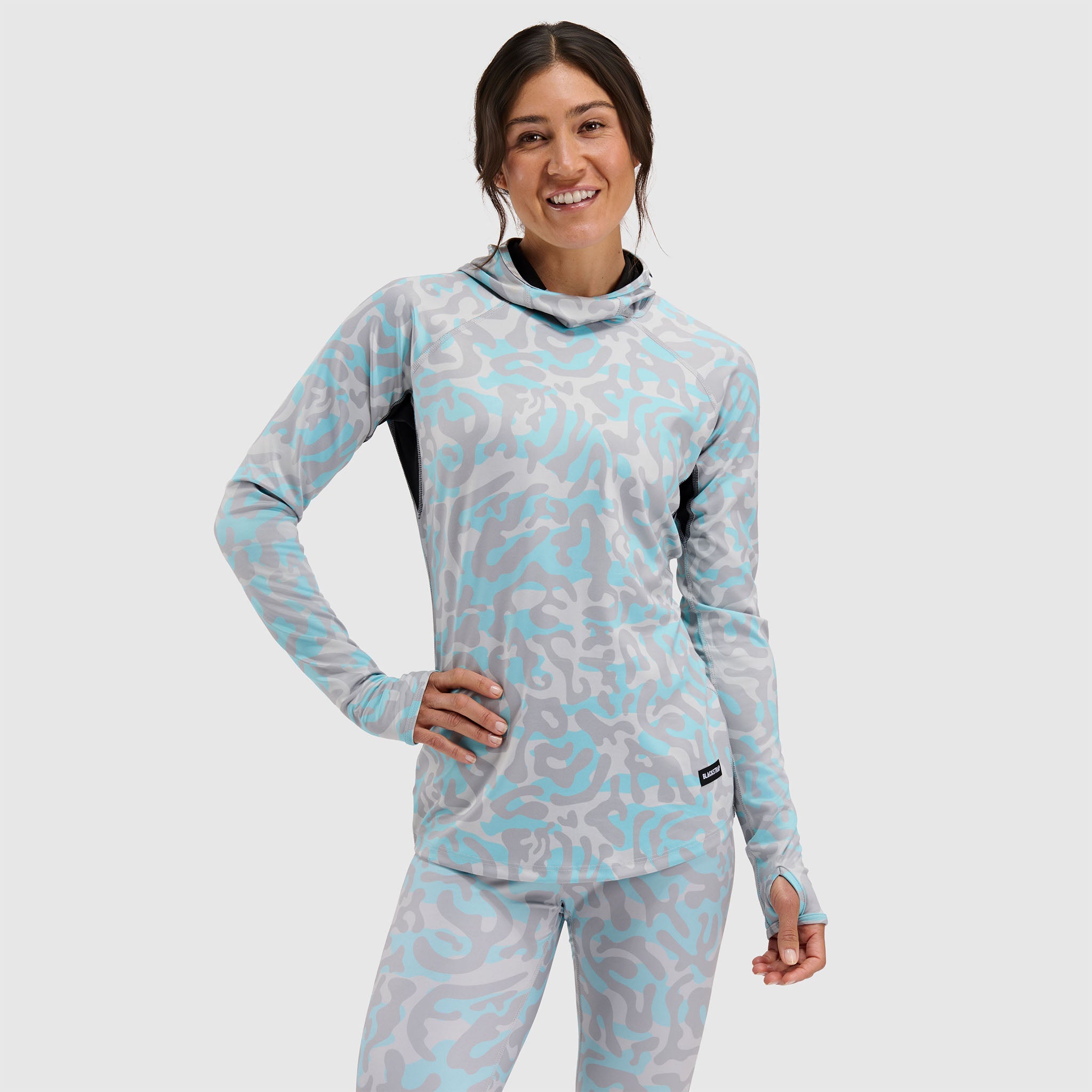 BlackStrap Women's Summit Baselayer Hoodie #color_animo-ash