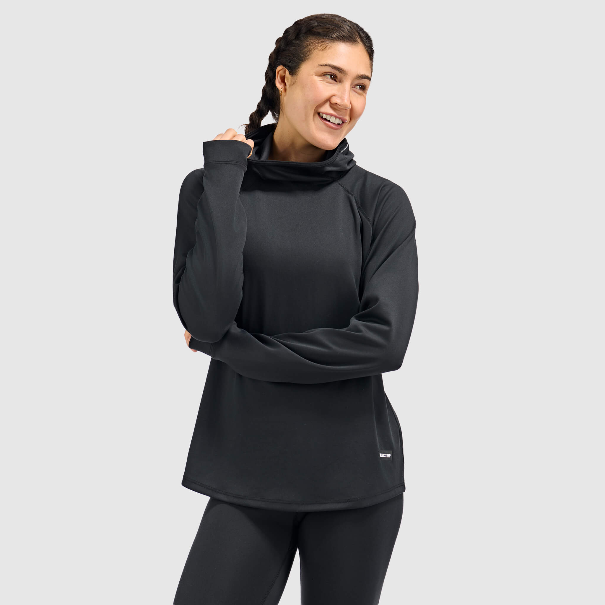 BlackStrap Women's Summit Baselayer Hoodie #color_black