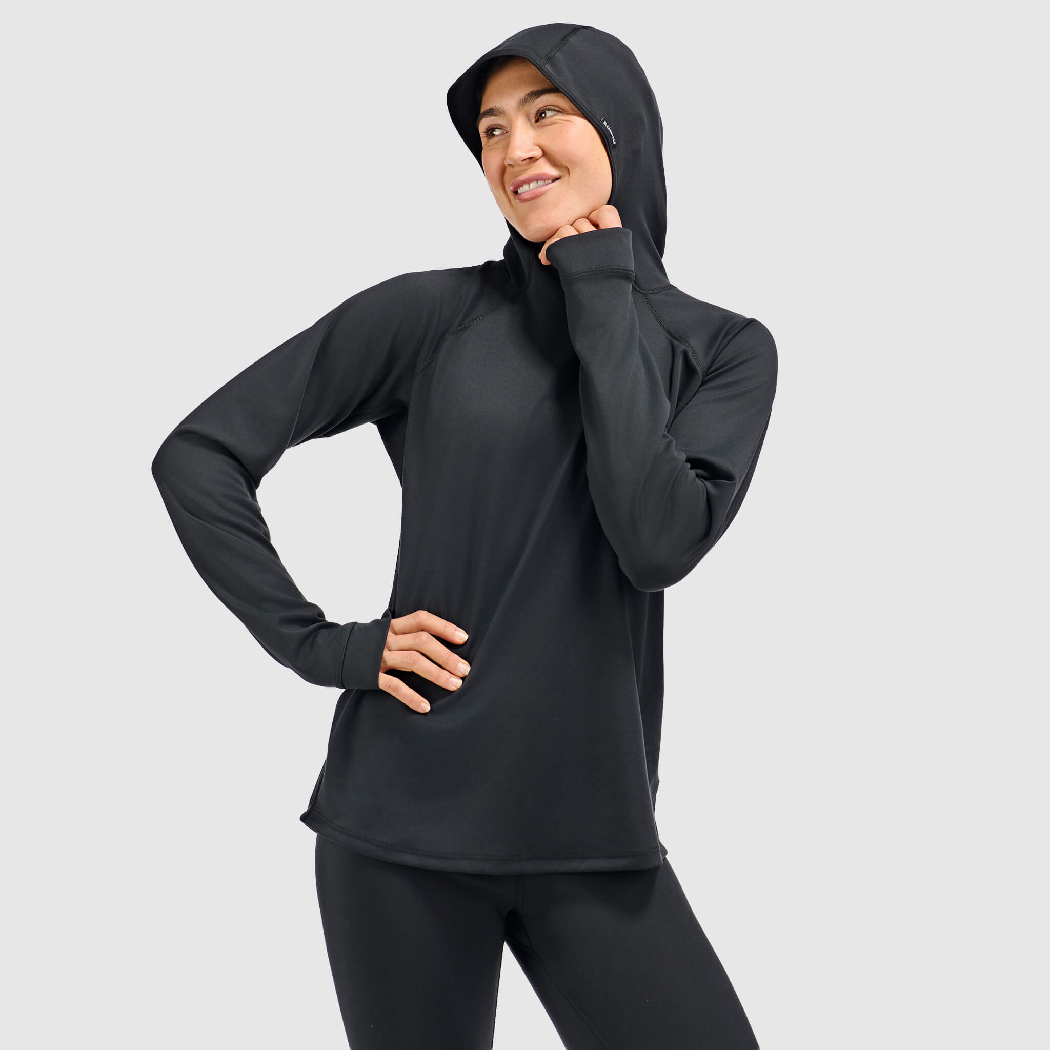 BlackStrap Women's Summit Baselayer Hoodie #color_black