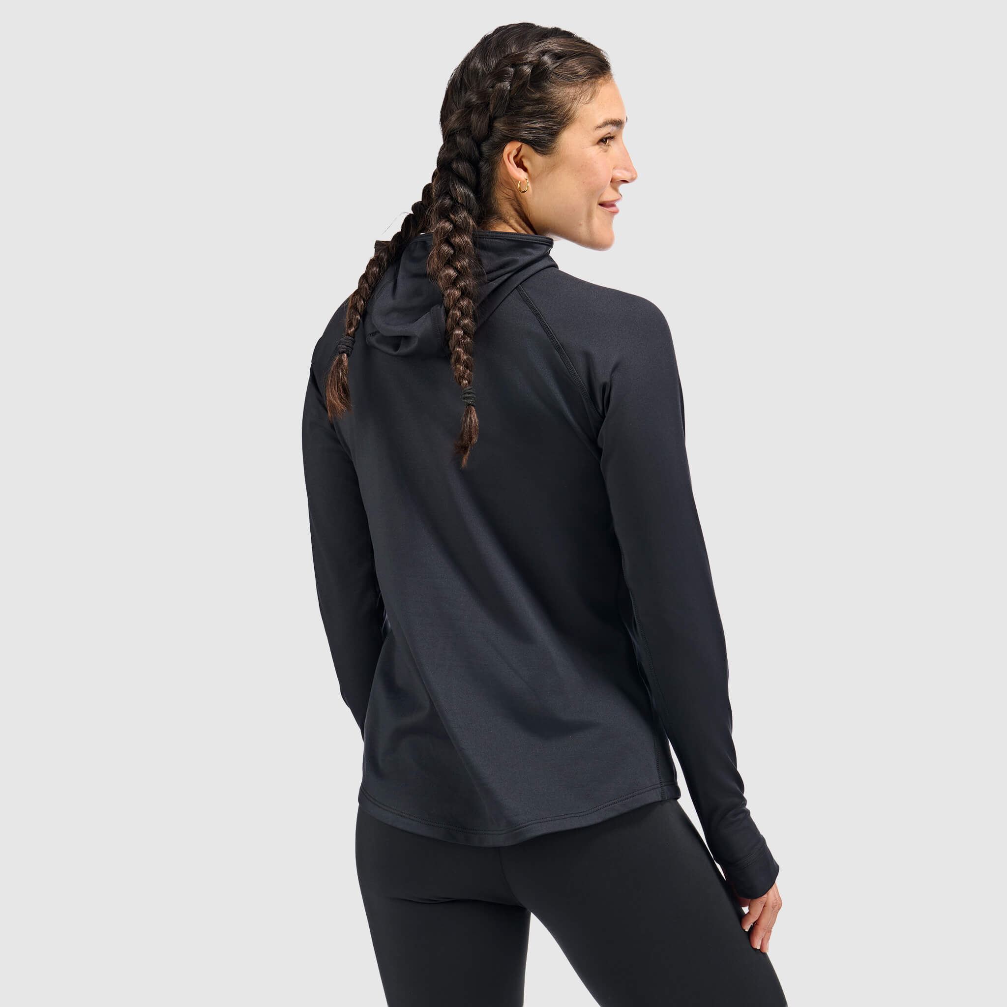 BlackStrap Women's Vista Baselayer Hoodie #color_black