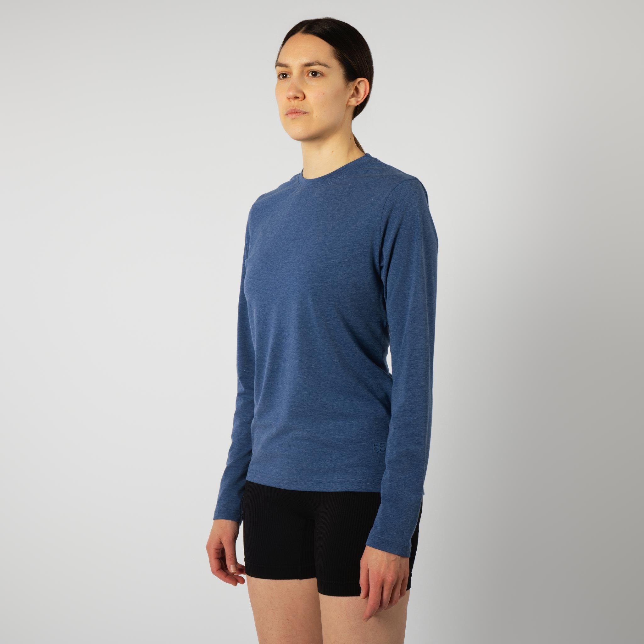 Women's BlackStrap Aspect Crewneck Long Sleeve Shirt #color_deschutes