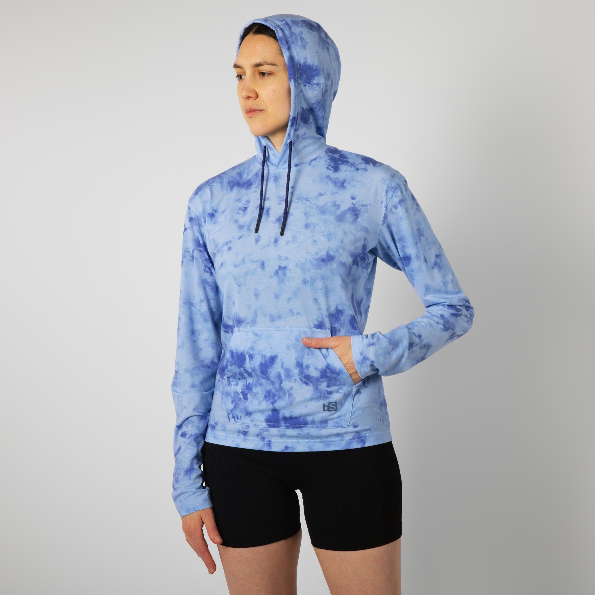 Women's BlackStrap Aspect Hoodie #color_tie dye crescent