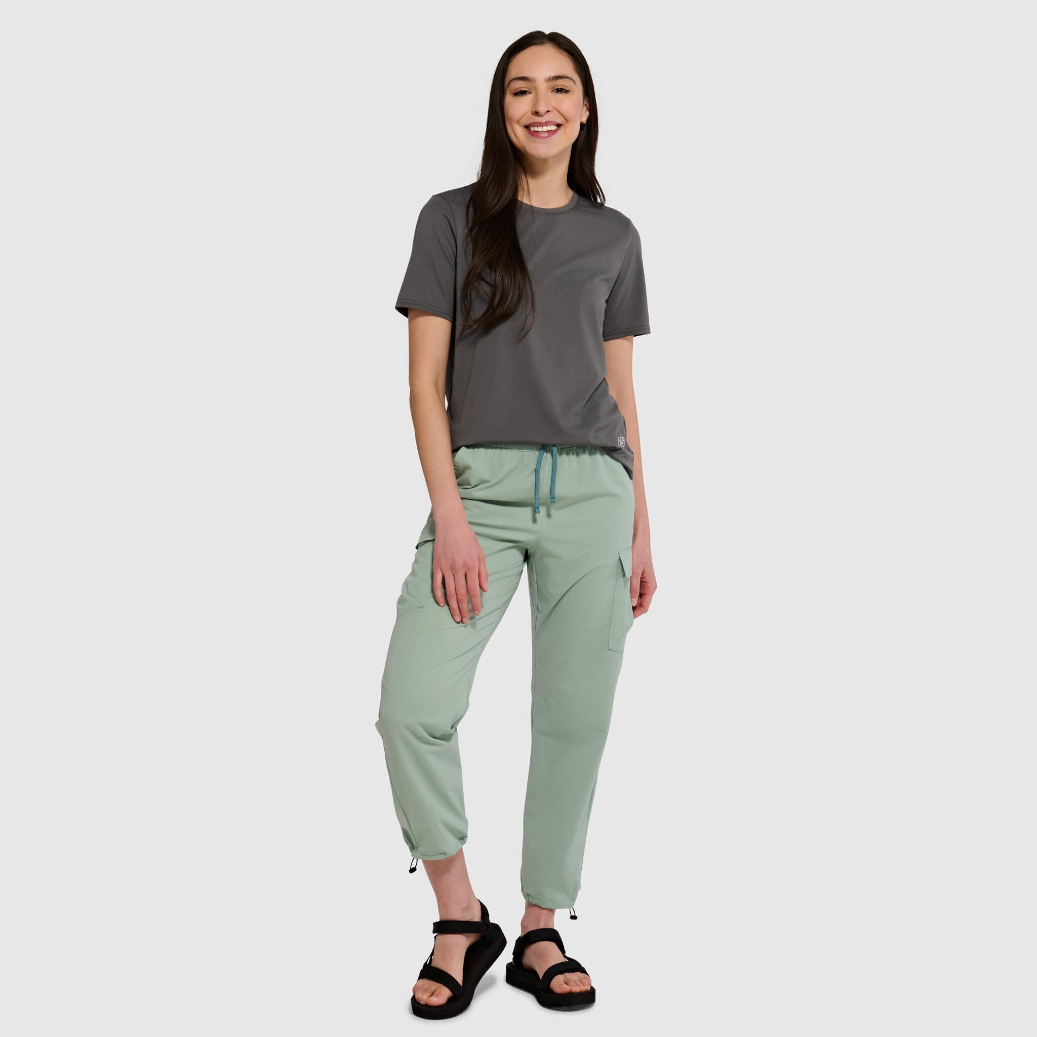 BlackStrap Women's Approach Pant with drawstring #color_spruce