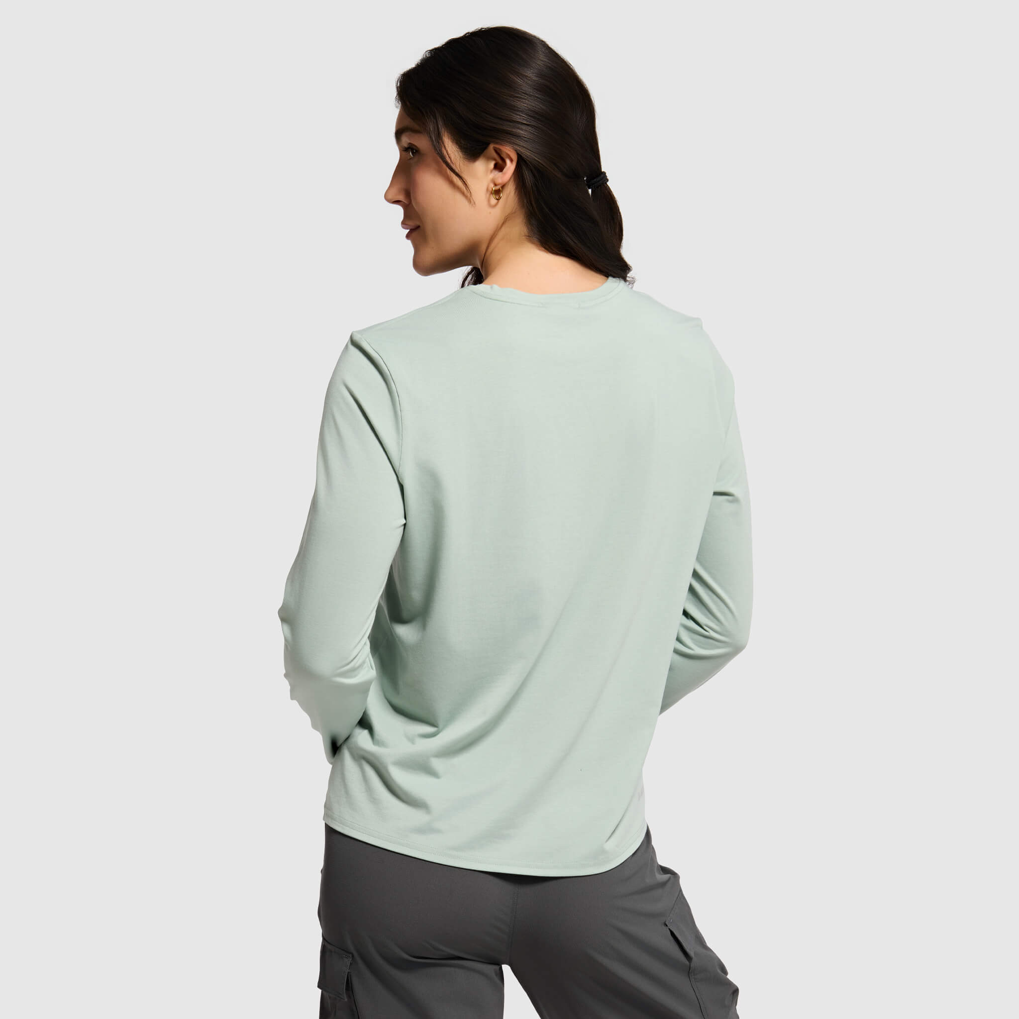Women's BlackStrap Aspect Crewneck Long Sleeve Shirt #color_spruce