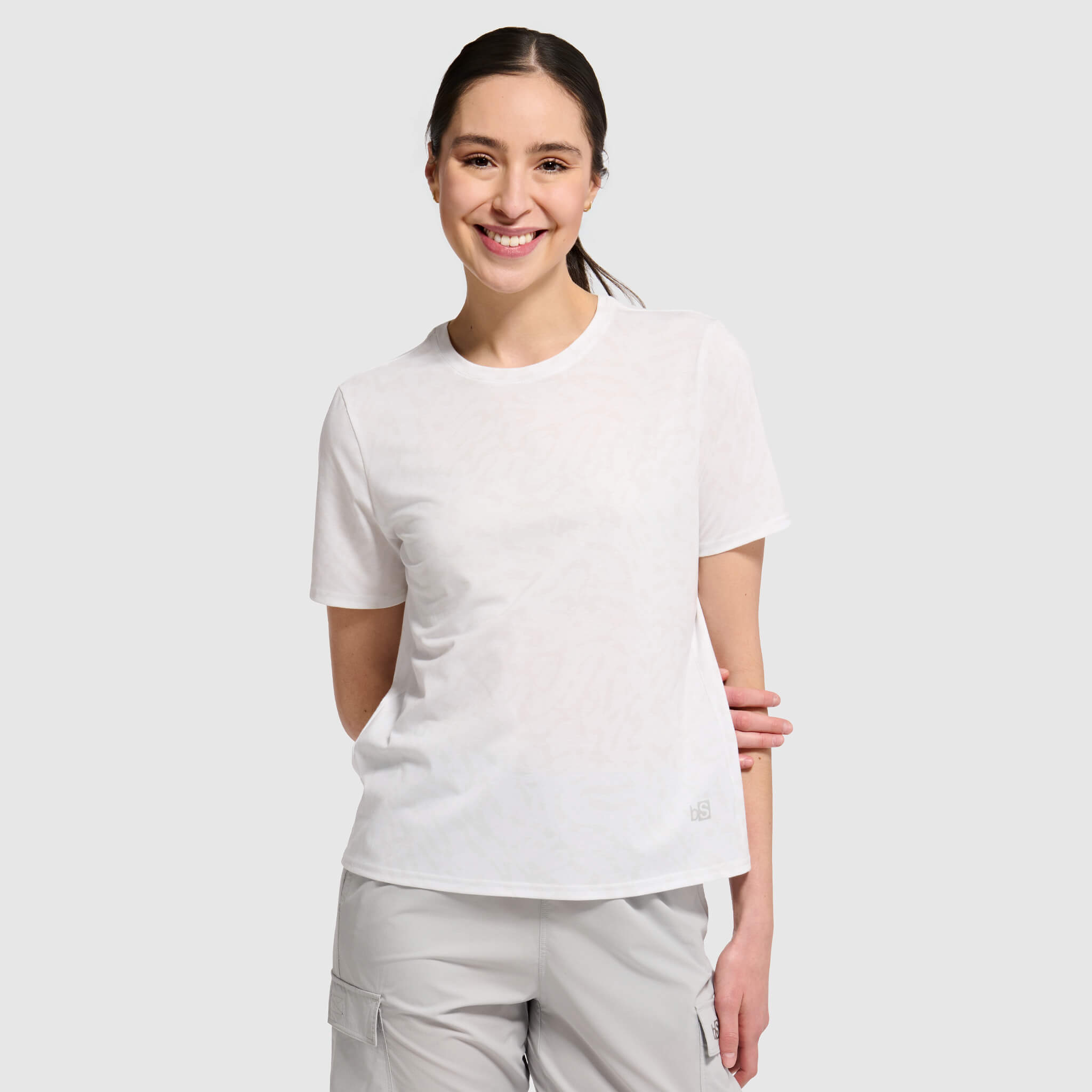 Women's BlackStrap Aspect Tee Shirt #color_ripple ash