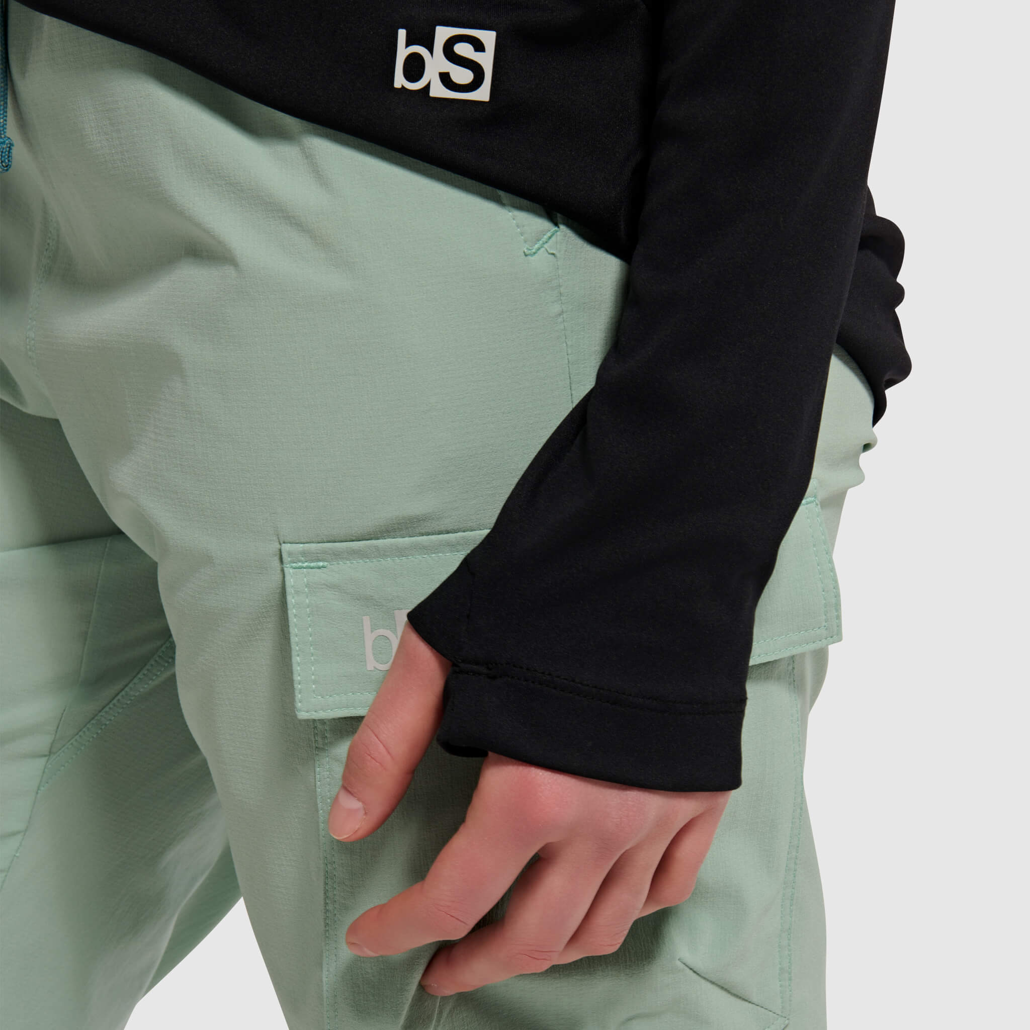 Women's Brackish Crewneck Long Sleeve BlackStrap #color_black
