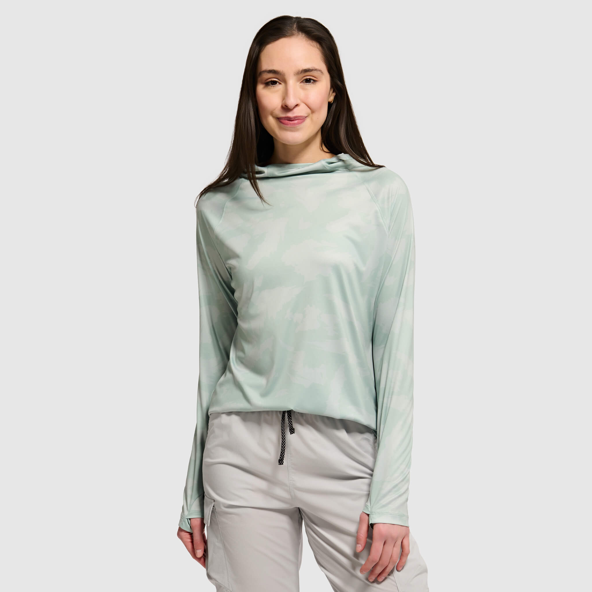 Women's Brackish Hoodie BlackStrap #color_slash spruce

