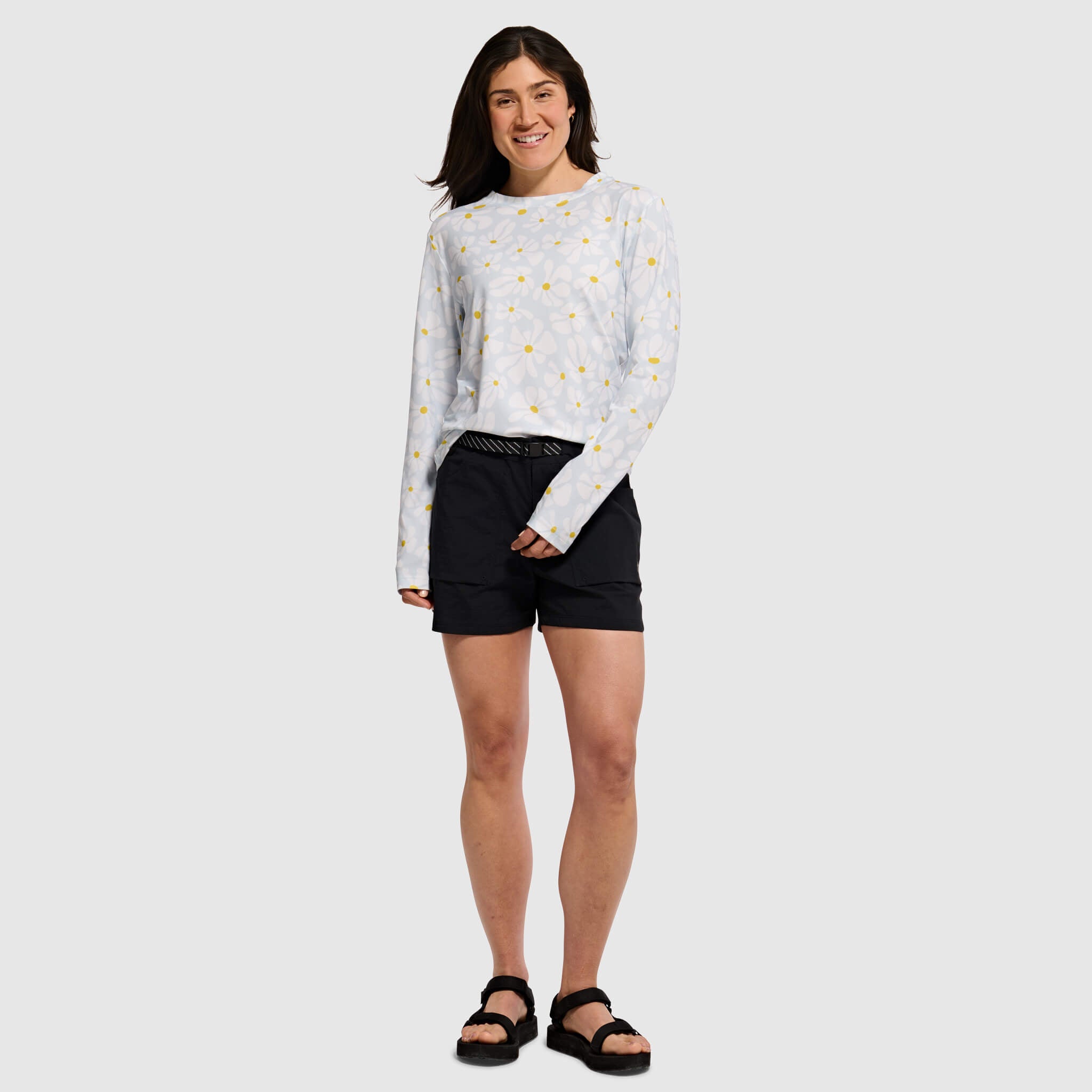 BlackStrap Women's Utility trail short #color_black