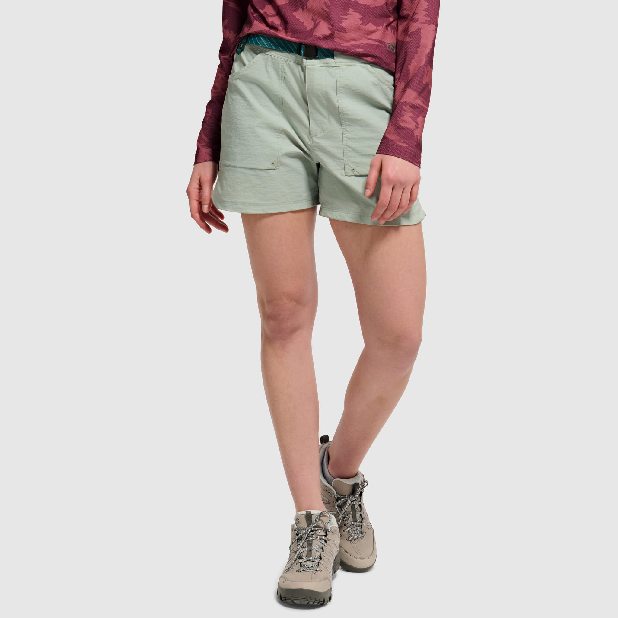 BlackStrap Women's Utility trail short #color_spruce