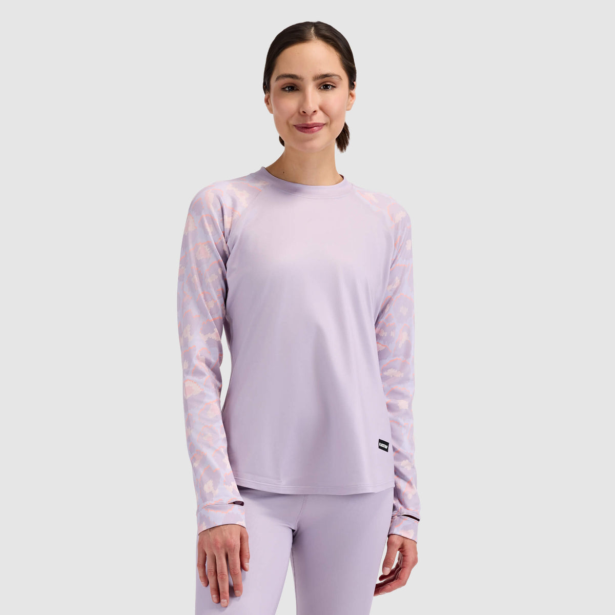 BlackStrap Women's Vista Baselayer Crewneck Long Sleeve #color_ocelot dusk