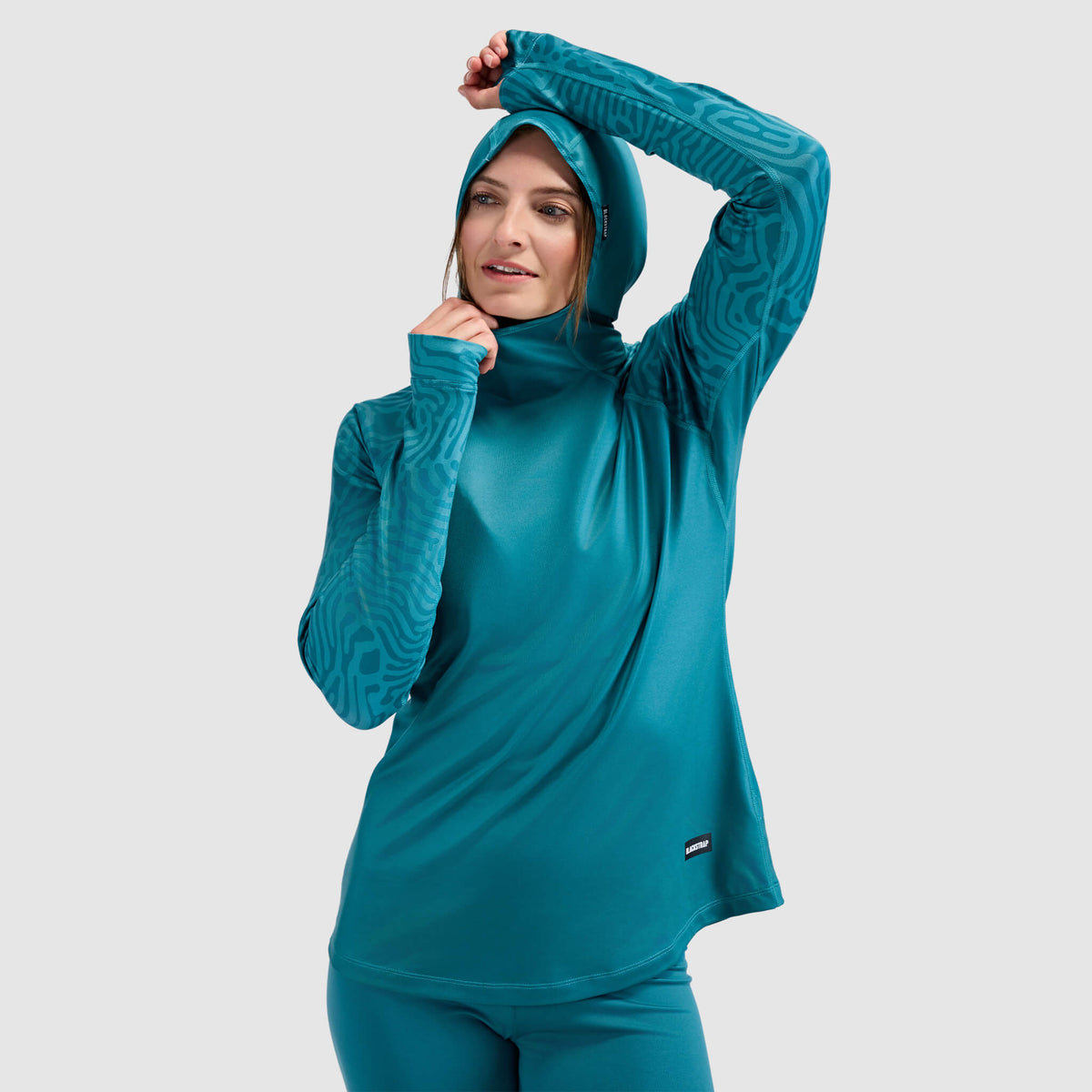 BlackStrap Women's Vista Baselayer Hoodie #color_inprint surge