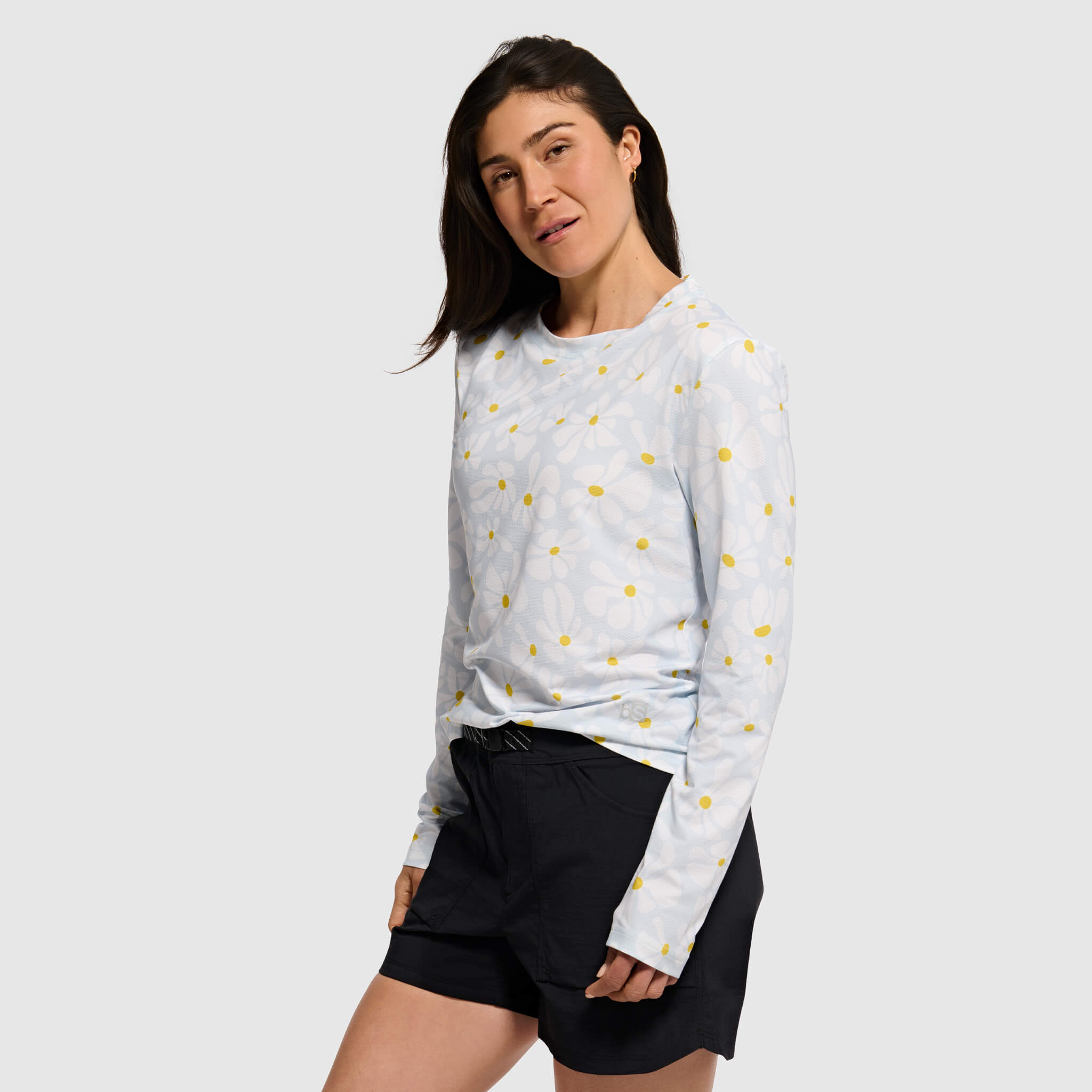 Women's Voyage Crewneck Long Sleeve BlackStrap #color_boho stratus