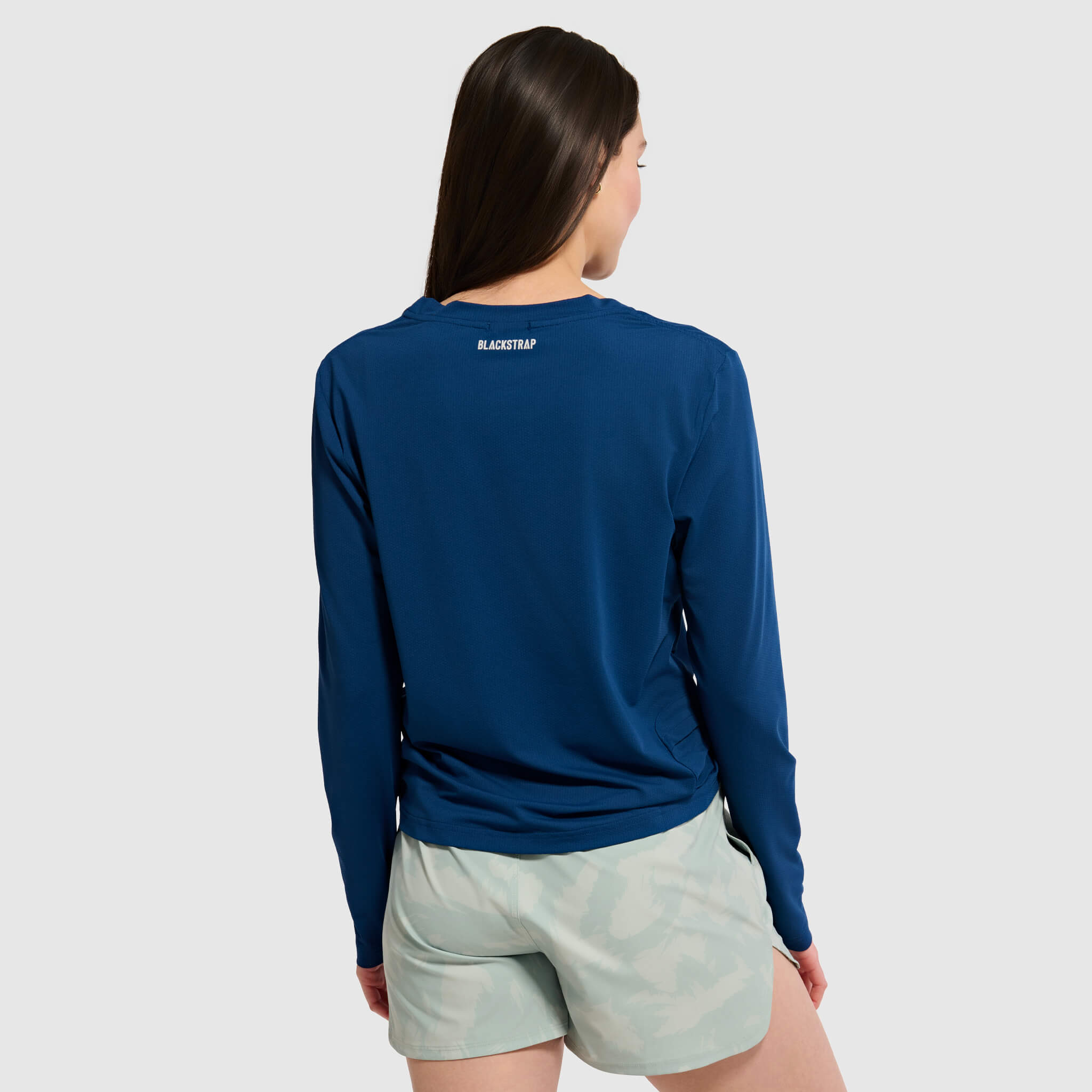 Women's Voyage Crewneck Long Sleeve BlackStrap #color_deschutes