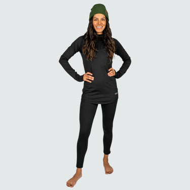 Women's Therma Base Layer Leggings BlackStrap #color_black