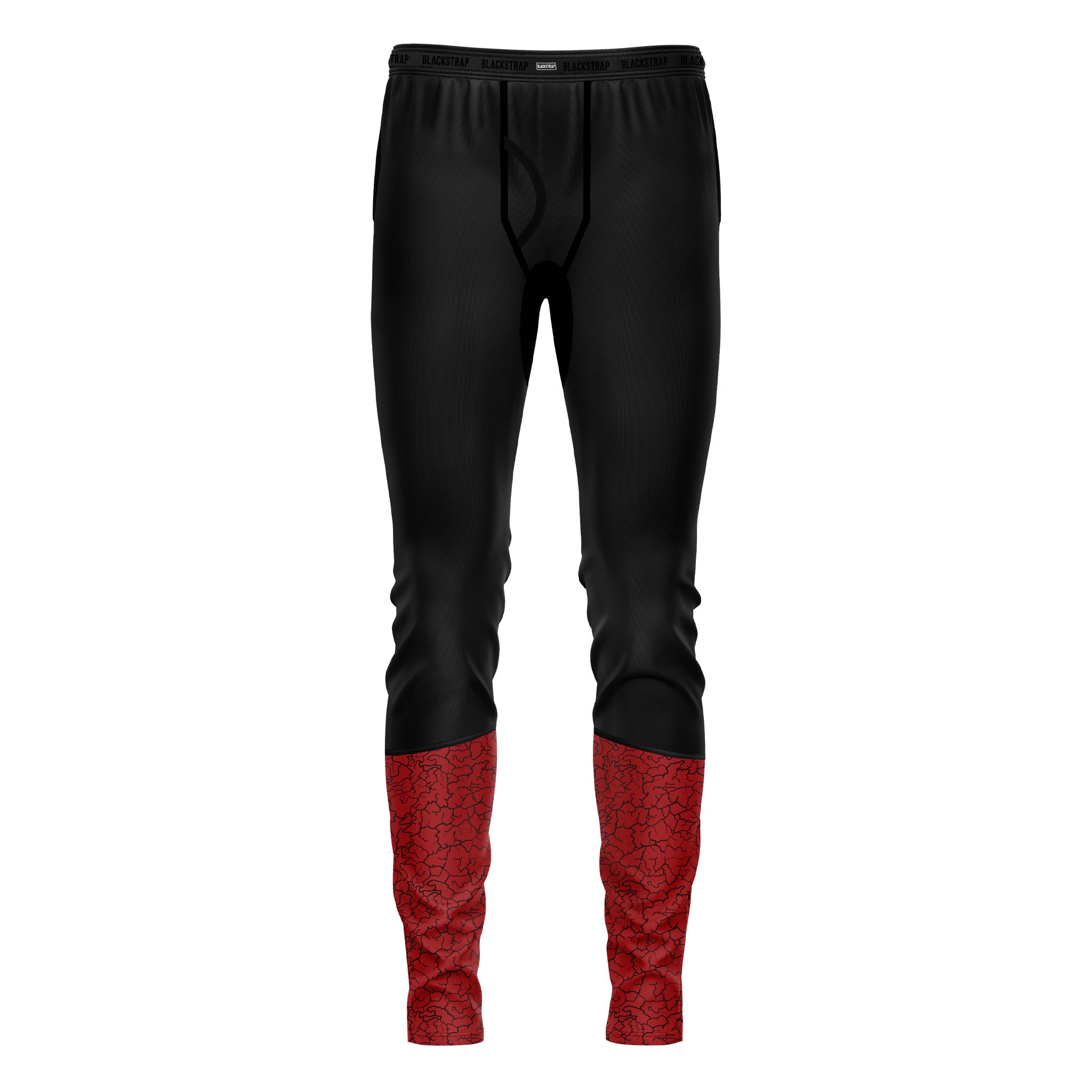 Men's Therma Base Layer Pants BlackStrap Magma Red S #color_magma red