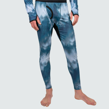 Men's Summit Base Layer Pants BlackStrap #color_glitch-blue