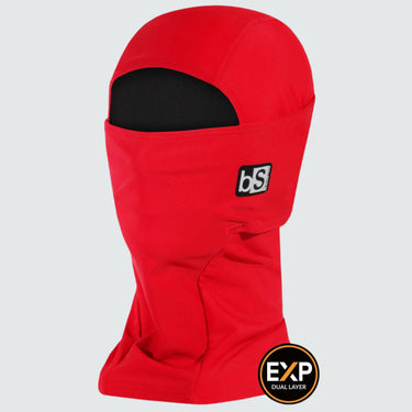 Expedition Hood Balaclava | Solids BlackStrap Crimson #color_crimson